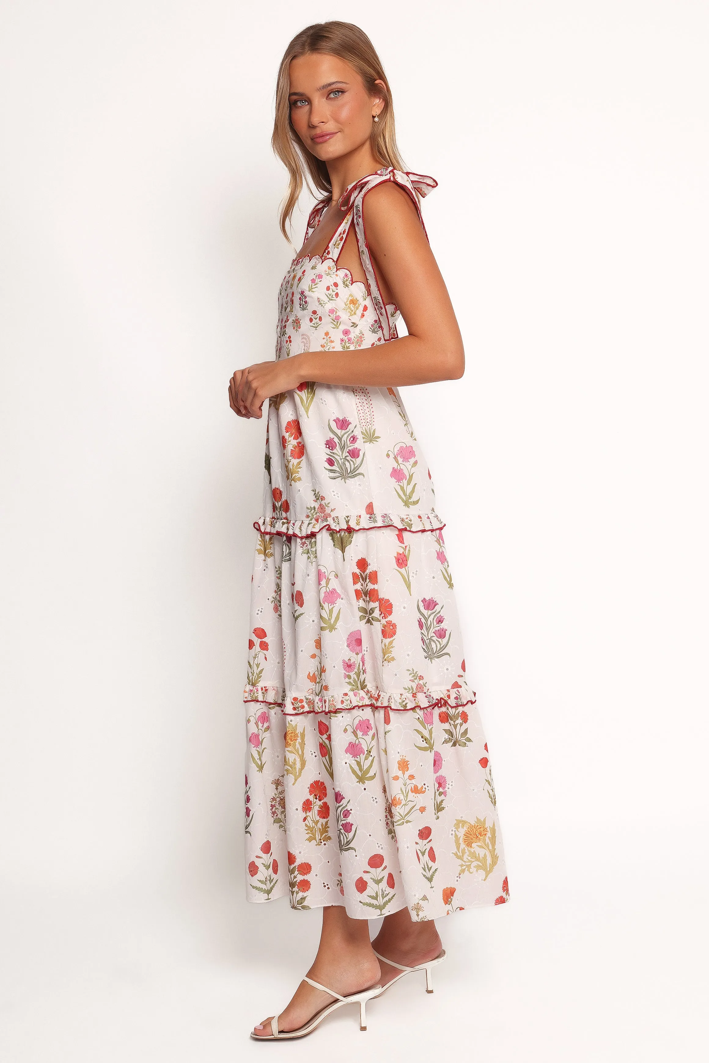 Aurelia Maxi Dress - White Floral sold by Petal & Pup product image thumbnail 5