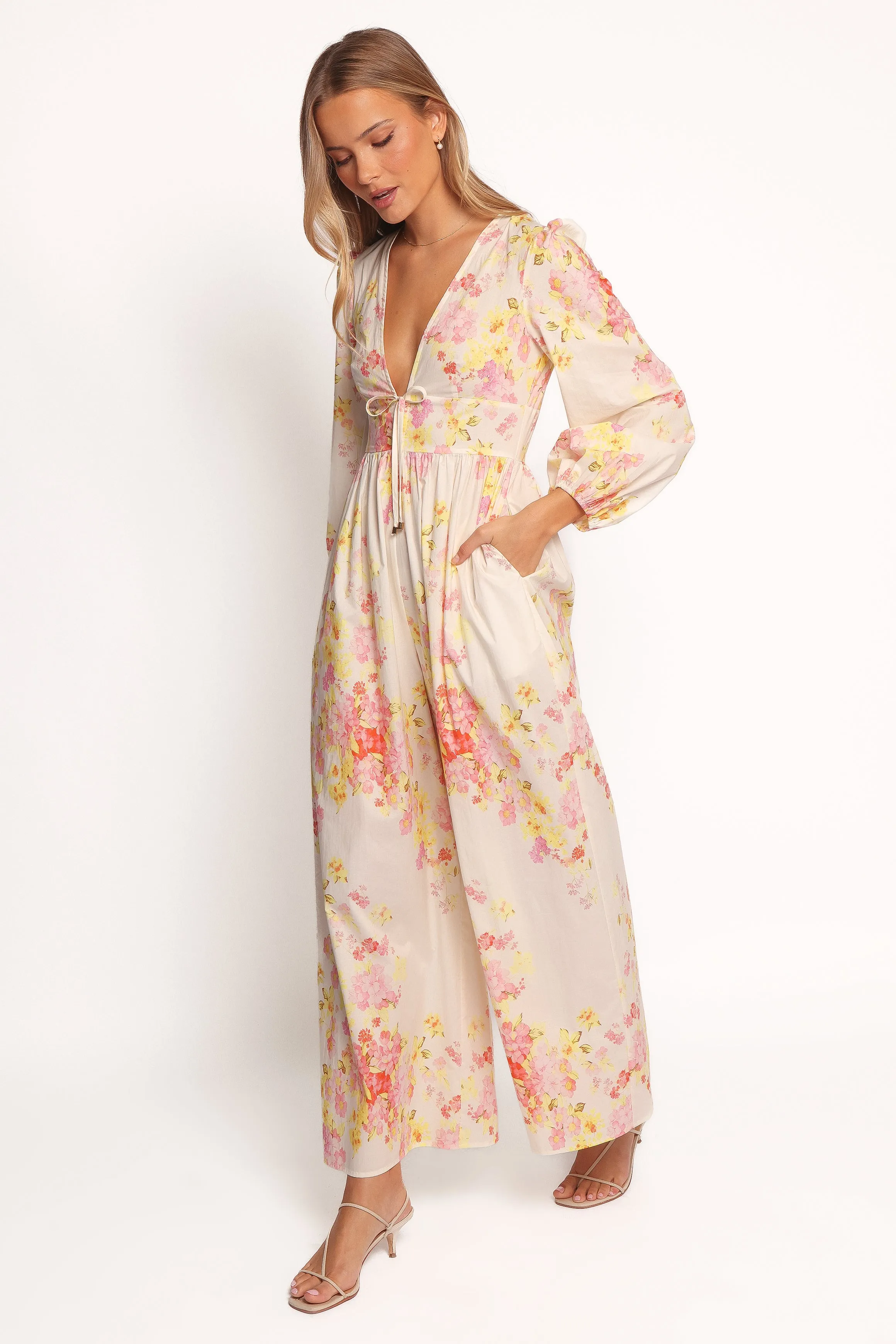 Celestine Jumpsuit - Pink Floral sold by Petal & Pup product image thumbnail 2
