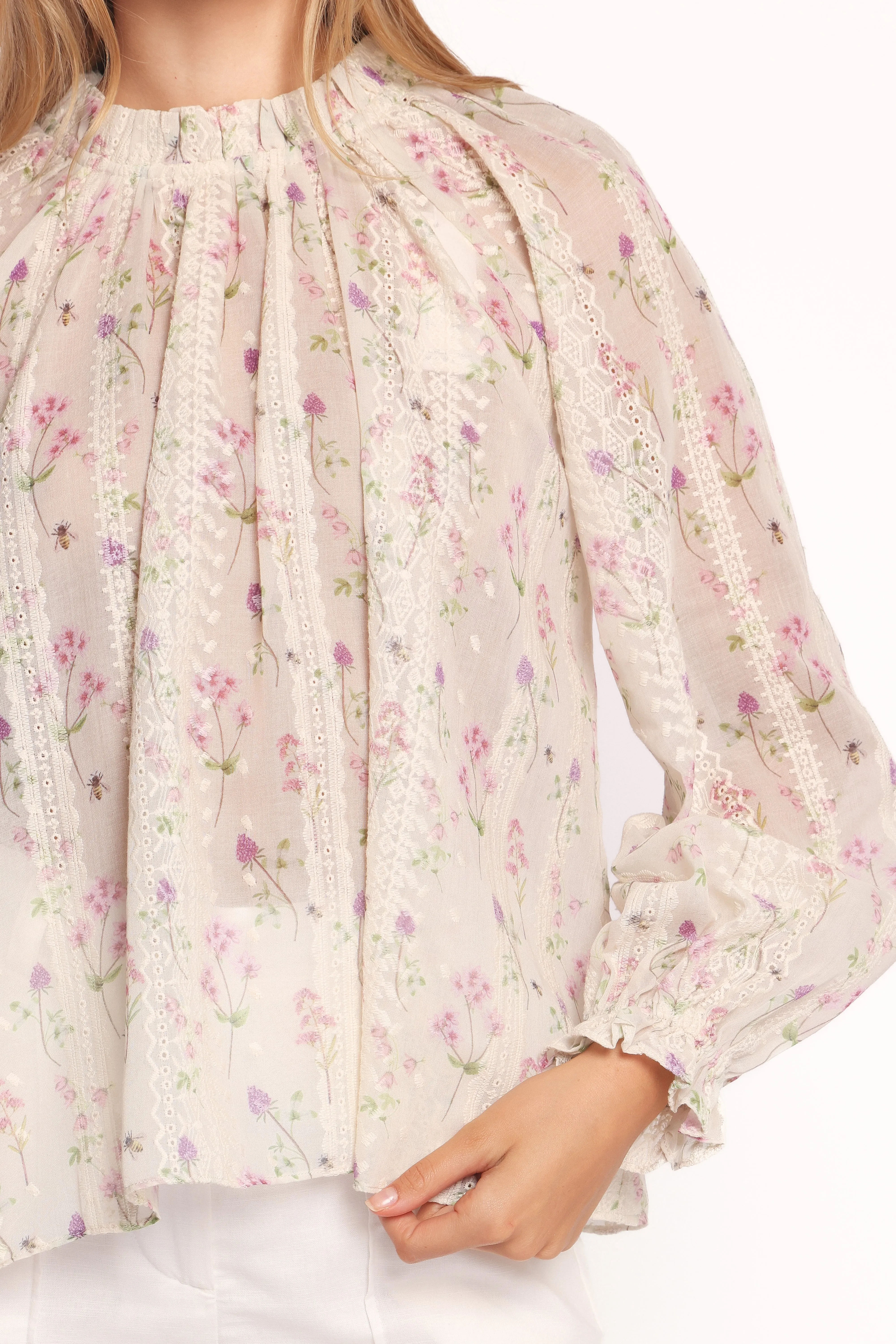Annie Long Sleeve Top - Pink Floral sold by Petal & Pup product image thumbnail 2