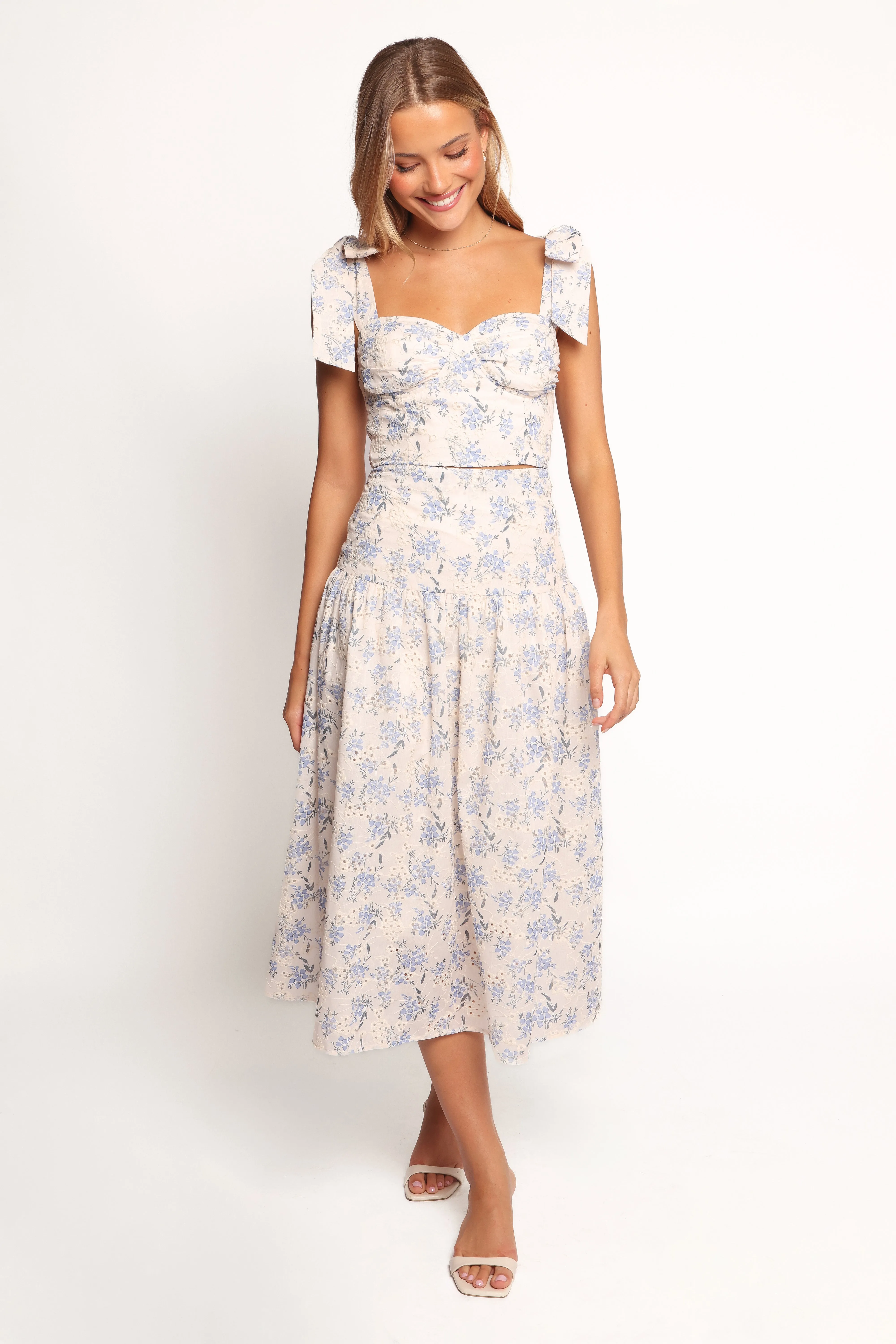 Kara Two Piece Set - Blue Floral sold by Petal & Pup product image thumbnail 4