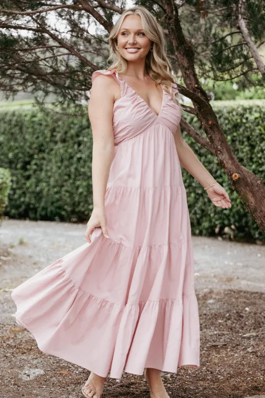 Susie Maxi Dress - Pink sold by Petal & Pup
