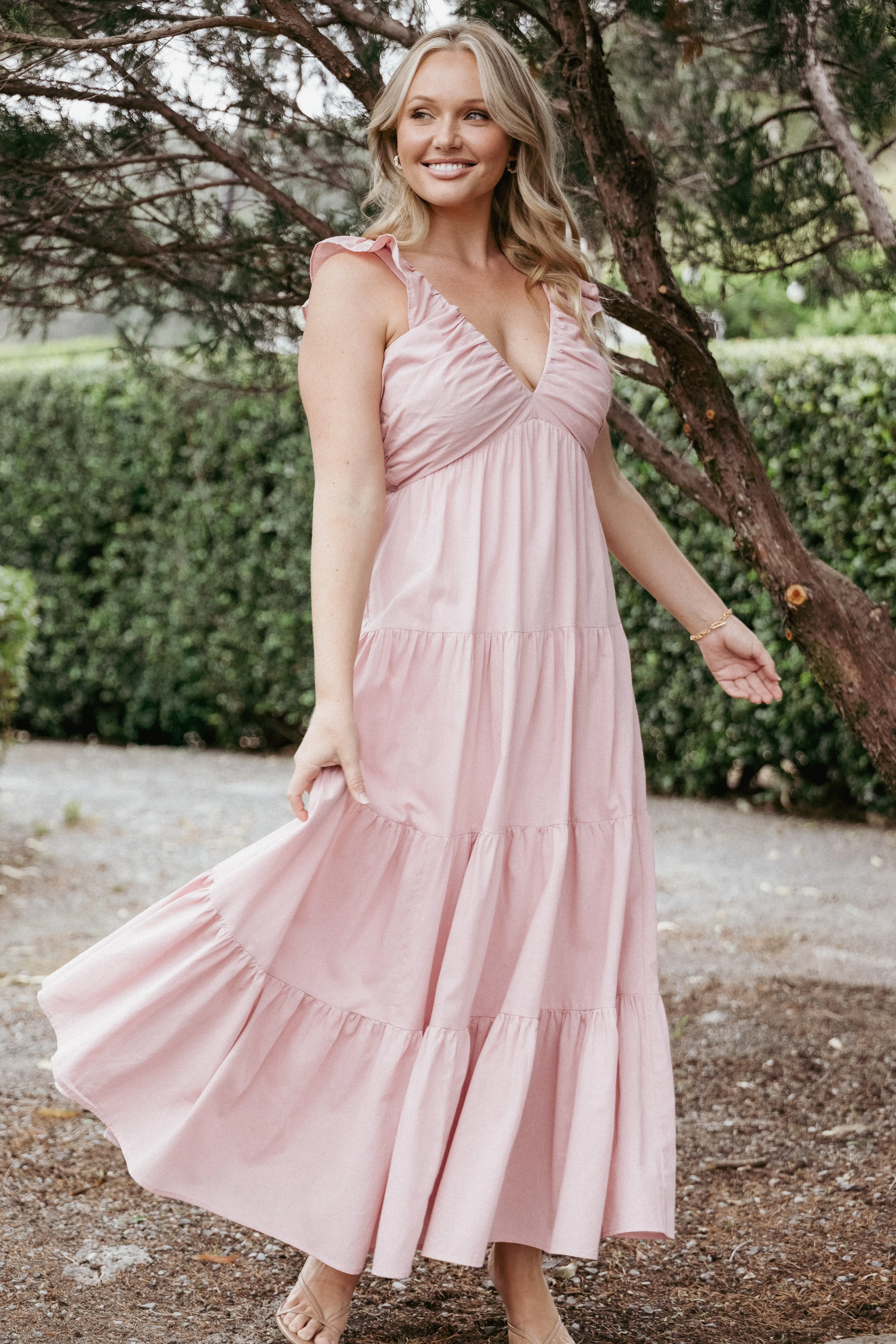 Susie Maxi Dress - Pink sold by Petal & Pup