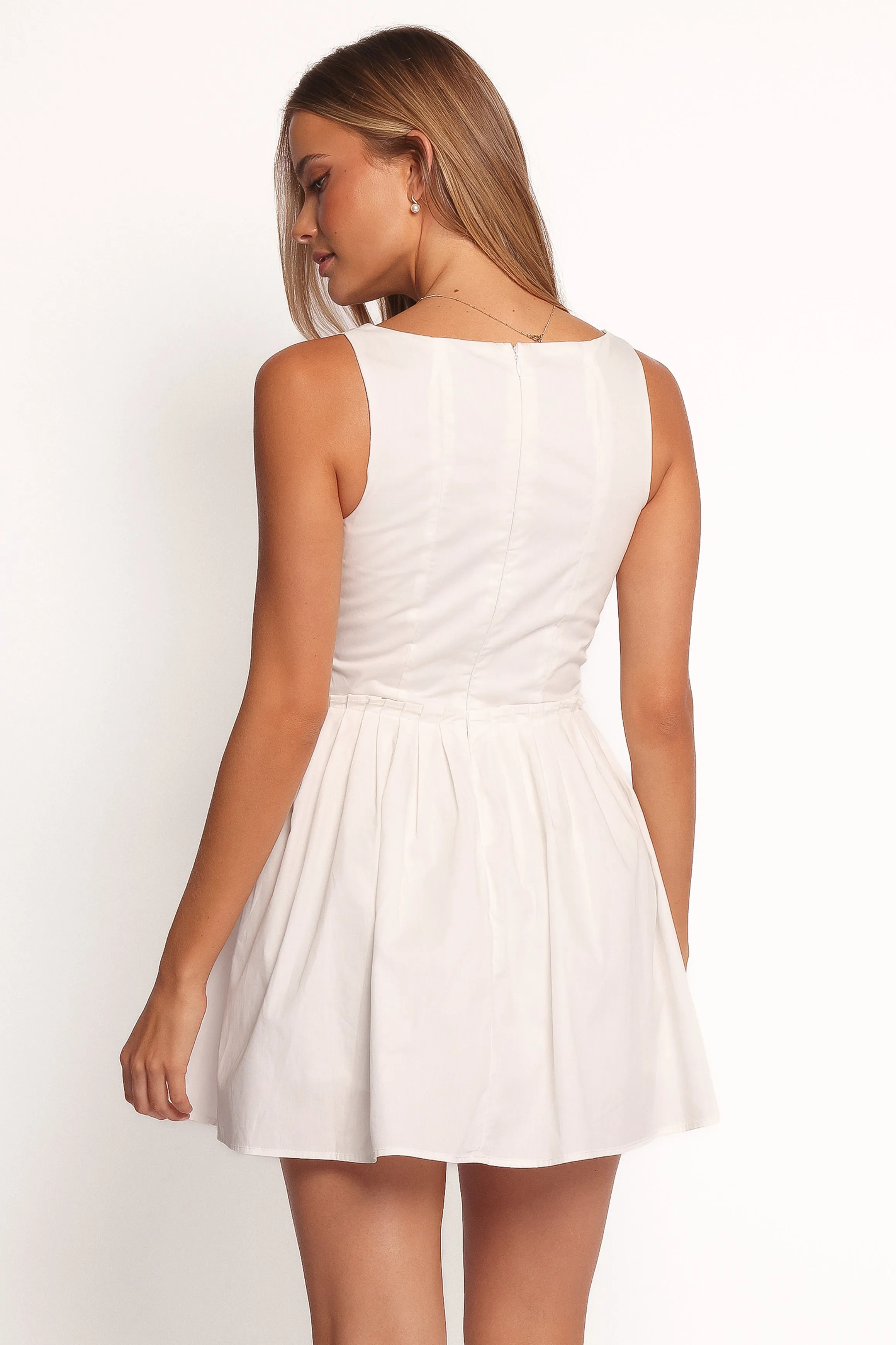 Gale Mini Dress - White sold by Petal & Pup product image thumbnail 5