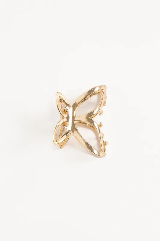Mariposa Hair Clip - Gold sold by Petal & Pup