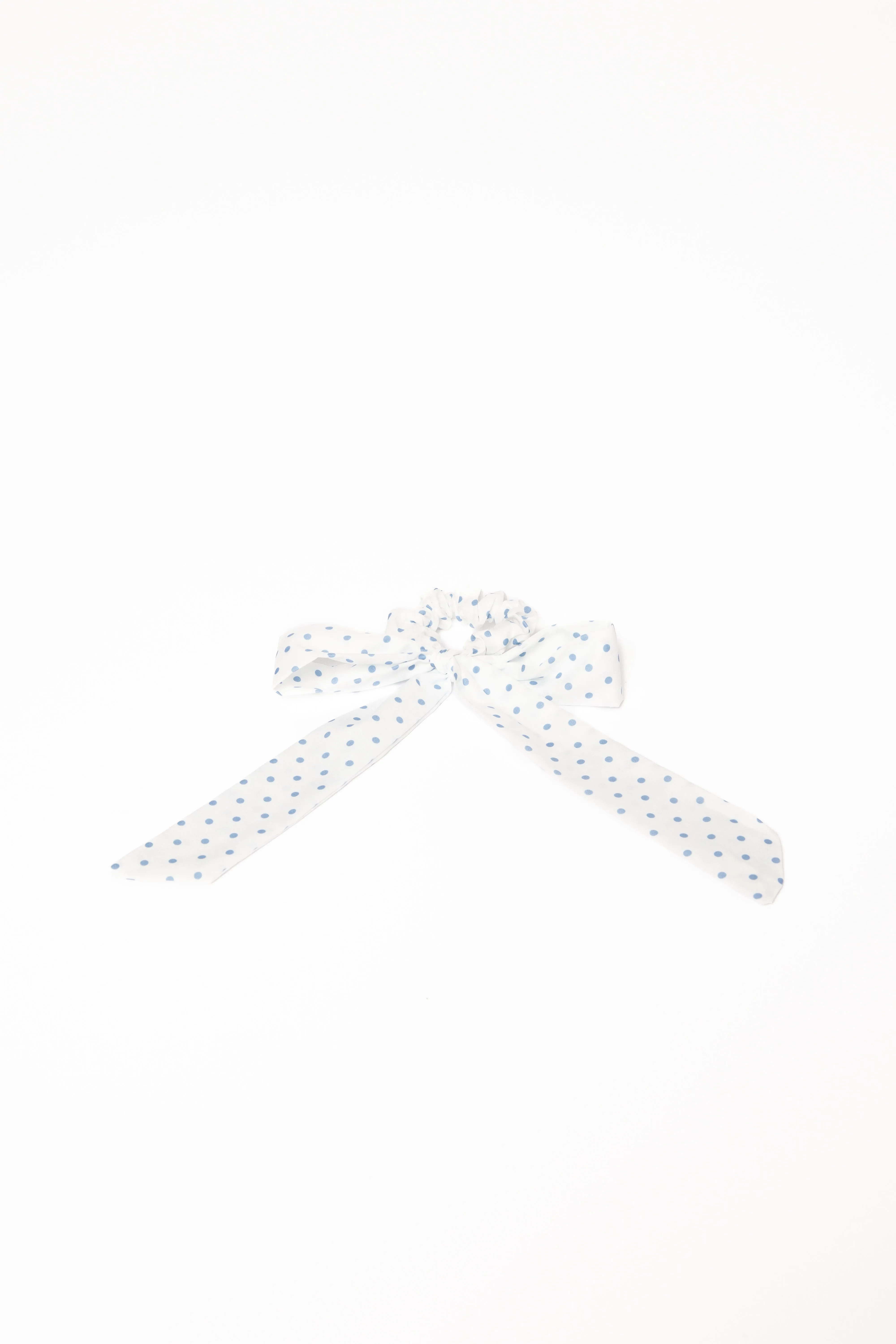 Cass Bow Scrunchie - White sold by Petal & Pup