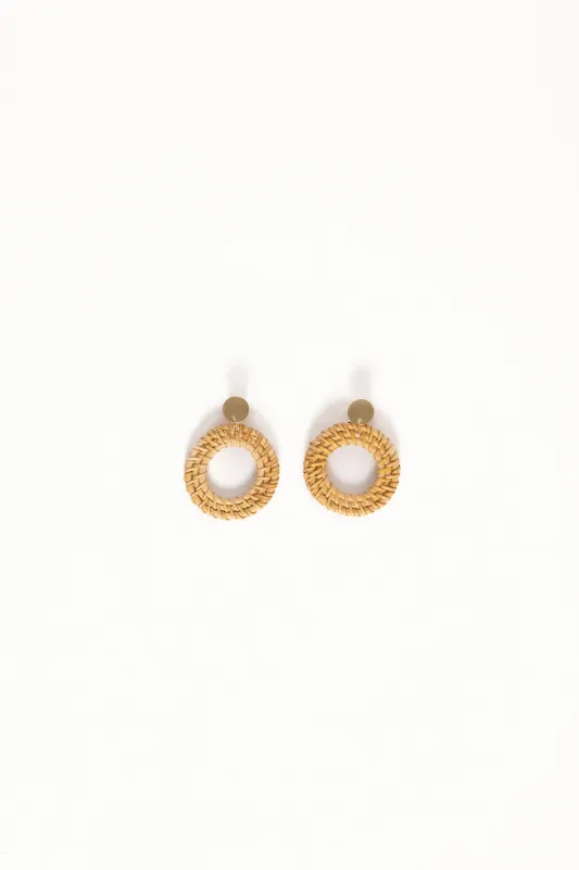 Esther Earrings - Tan sold by Petal & Pup