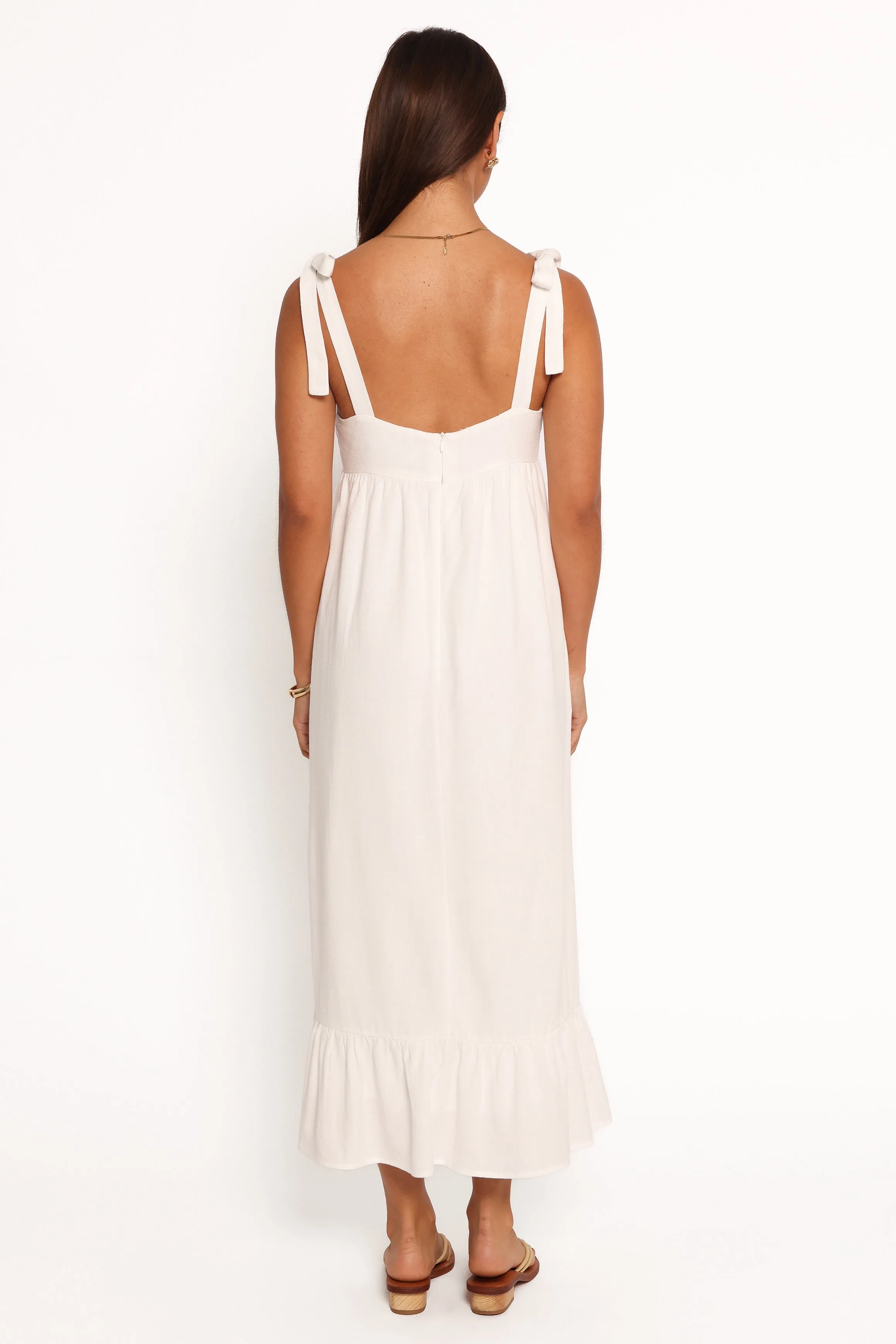 Edison Midi Dress - White sold by Petal & Pup product image thumbnail 4