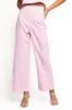 Devlin Cotton Pant - Pink Gingham sold by Petal & Pup