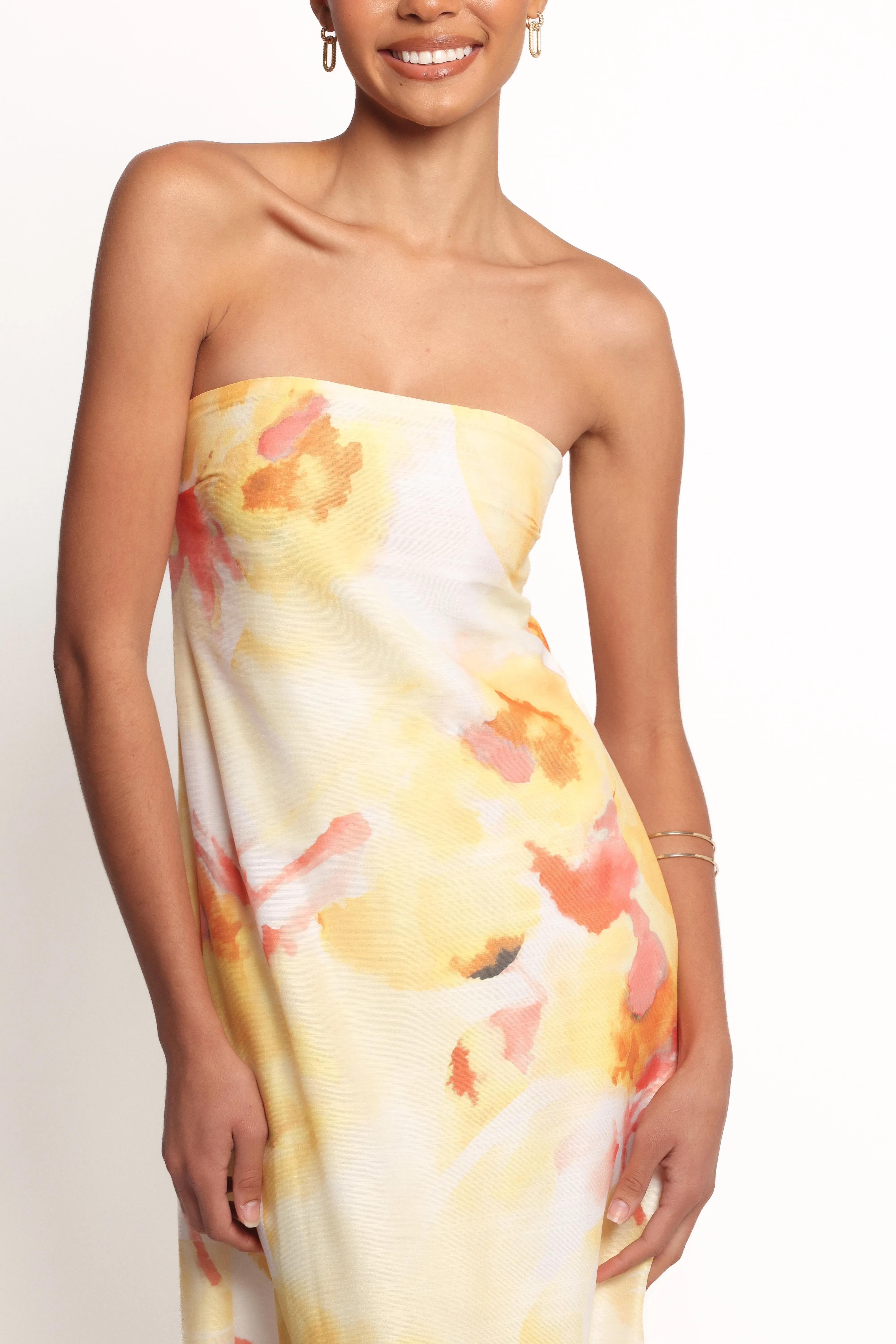 Hydra Maxi Dress - Yellow Floral sold by Petal & Pup product image thumbnail 5