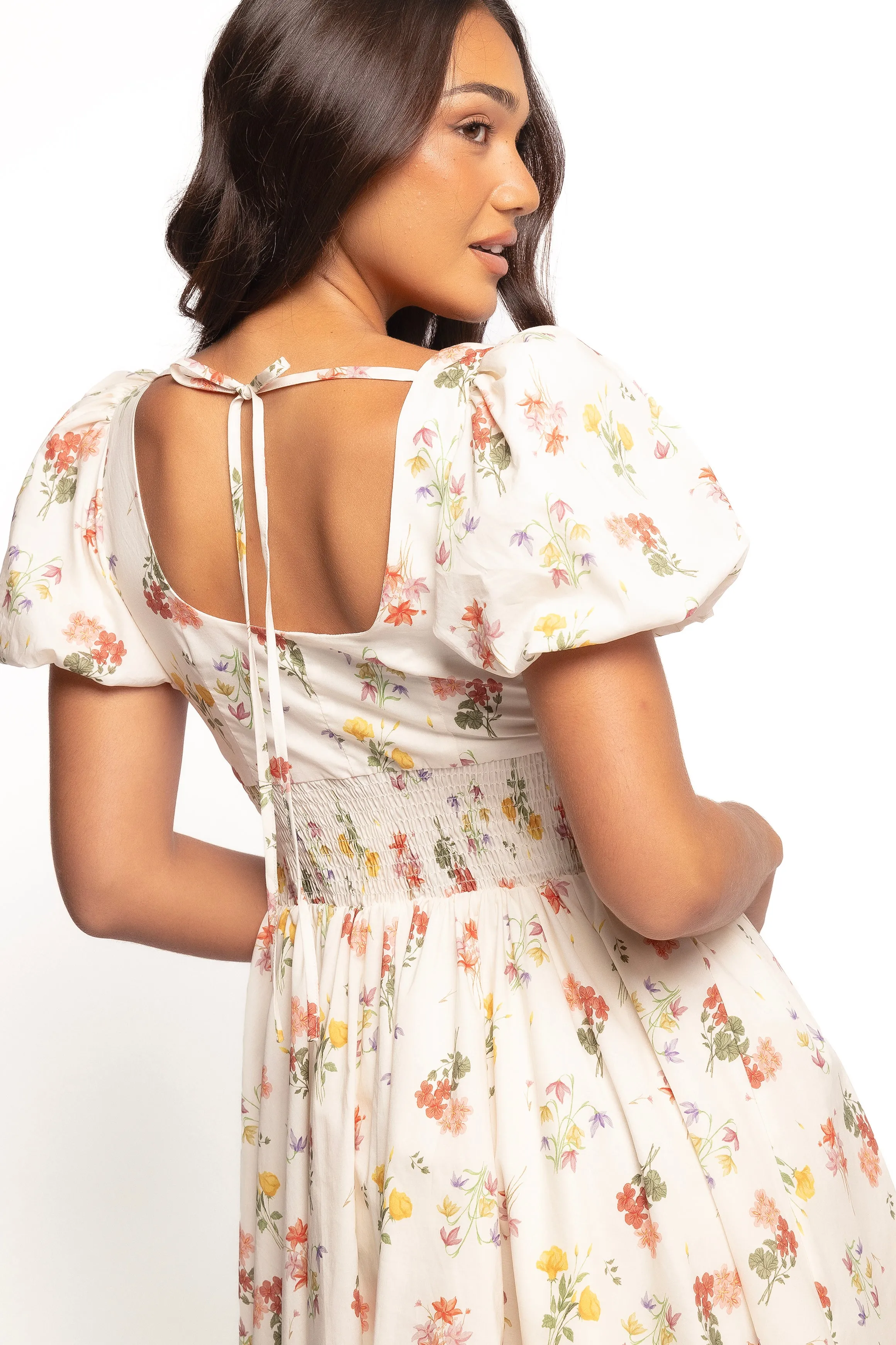 Cascais Mini Dress - Cream sold by Petal & Pup product image thumbnail 5