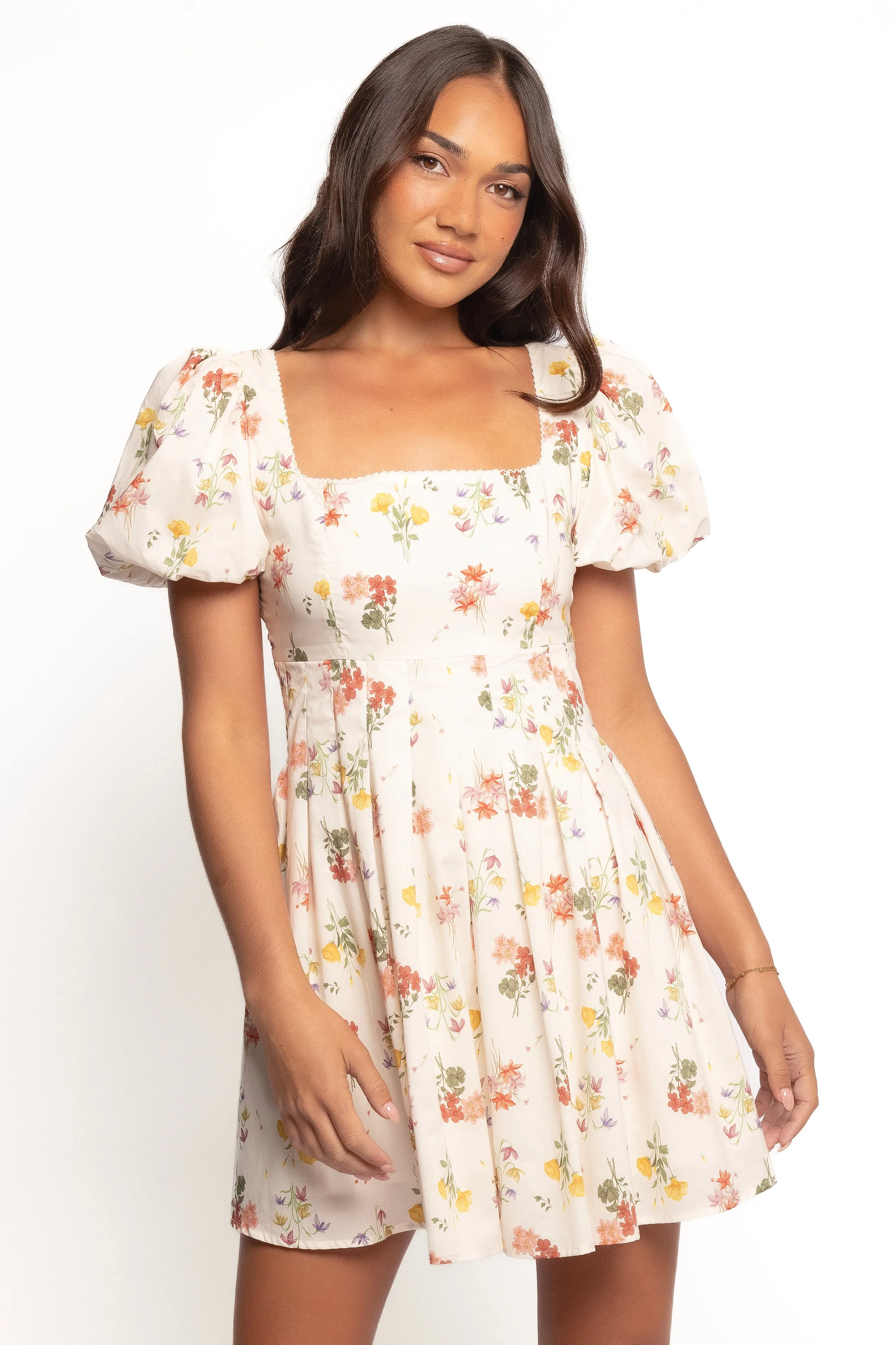 Cascais Mini Dress - Cream sold by Petal & Pup