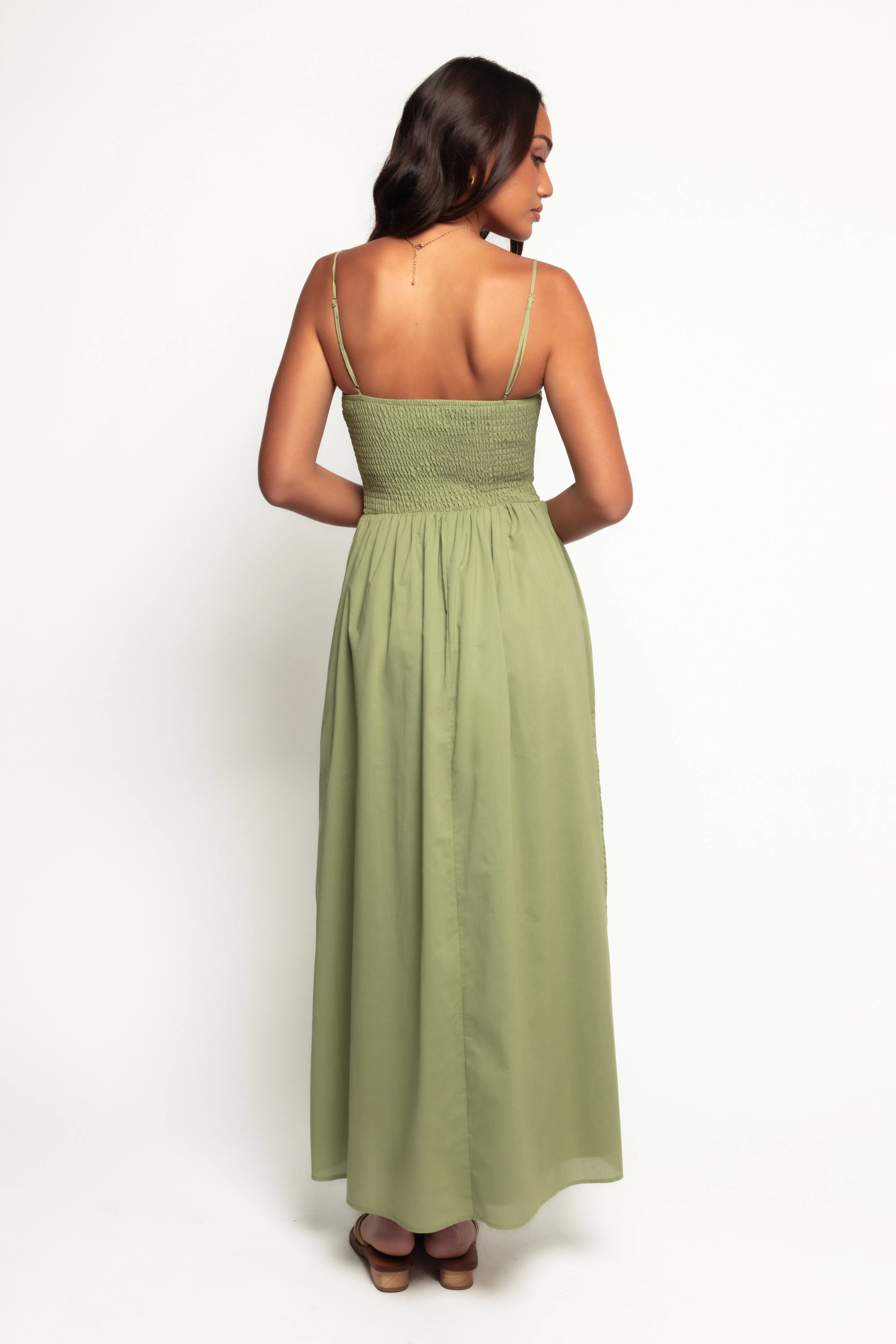 Cagnes Maxi Dress - Olive sold by Petal & Pup product image thumbnail 3
