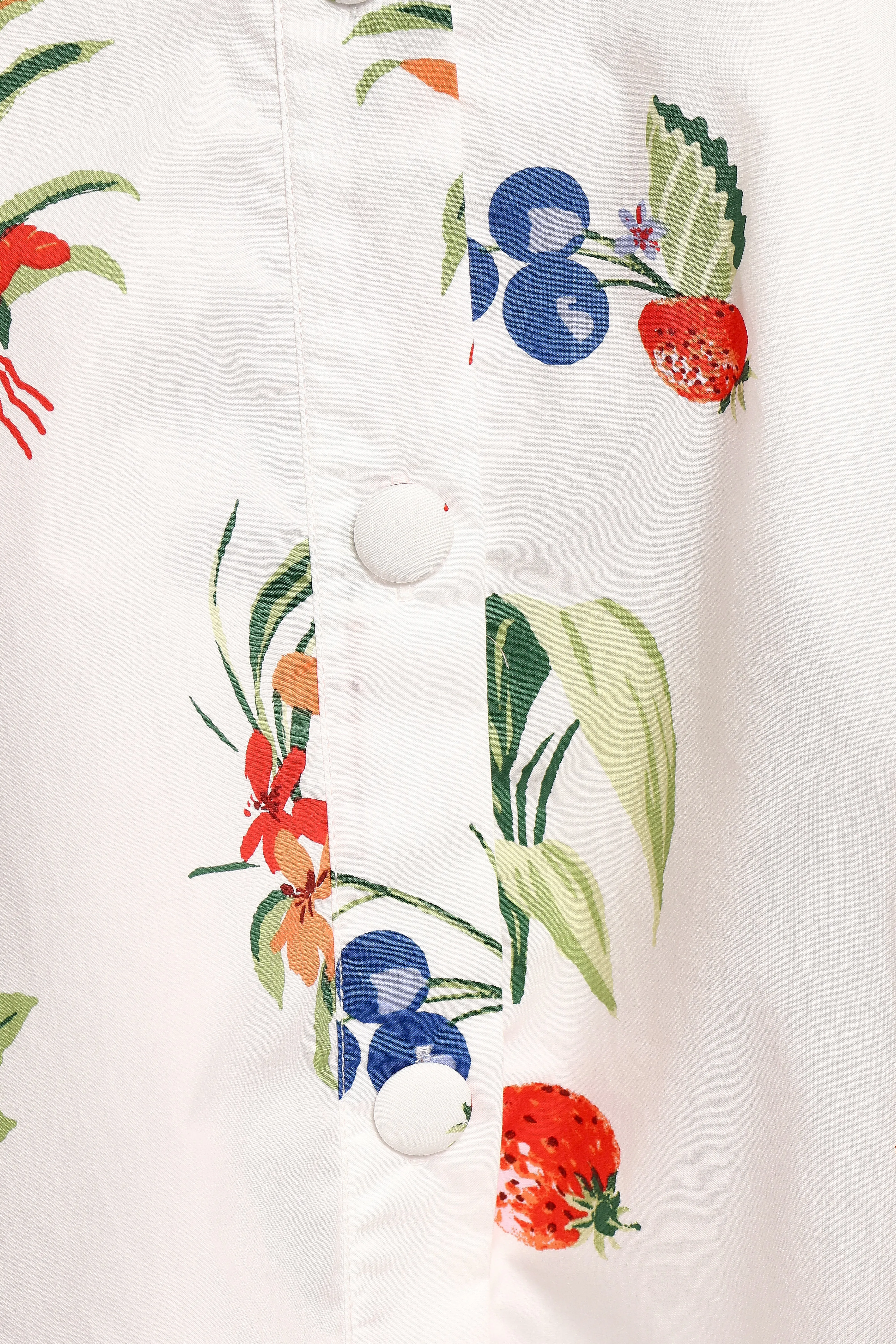 Geneva Midi Skirt - Off White Red sold by Petal & Pup product image thumbnail 5