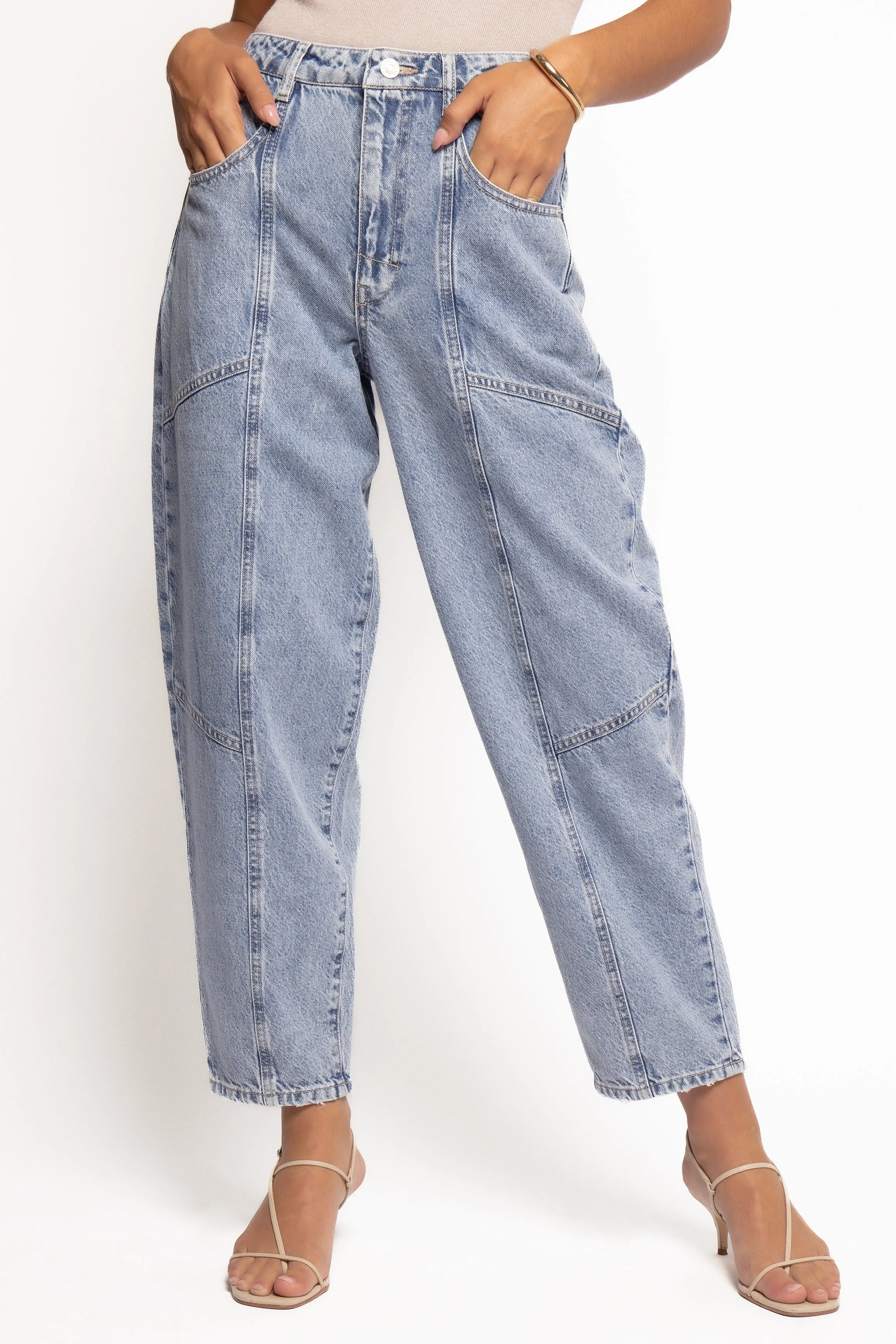 Ellis Barrel Leg Jeans - Roadtrip sold by Petal & Pup product image thumbnail 4