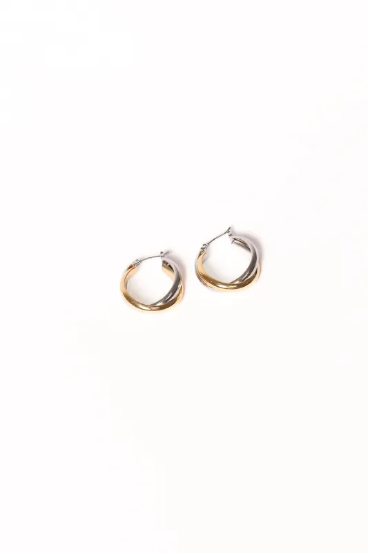Carlotta Earrings - Gold/Silver sold by Petal & Pup