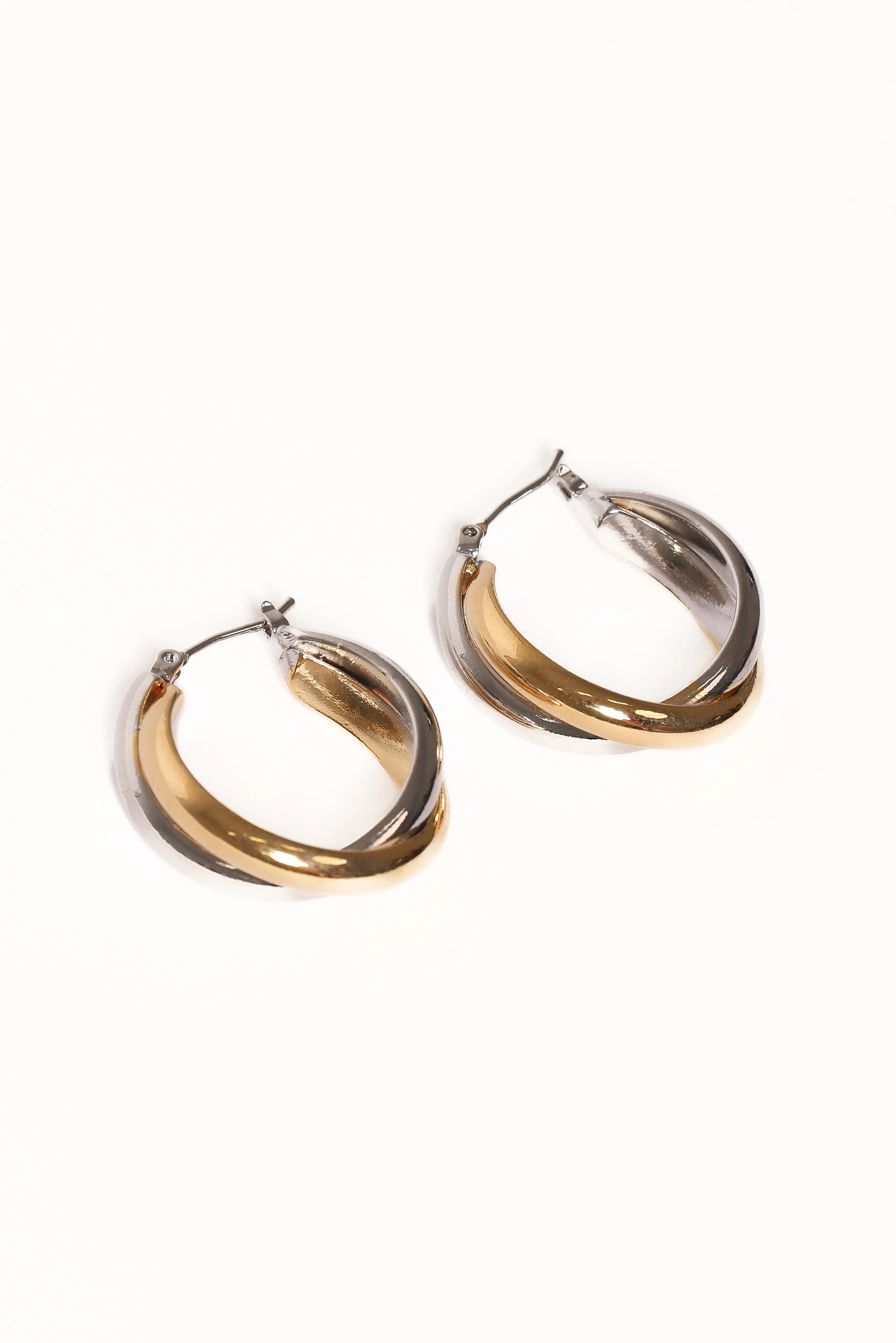 Carlotta Earrings - Gold/Silver sold by Petal & Pup product image thumbnail 2