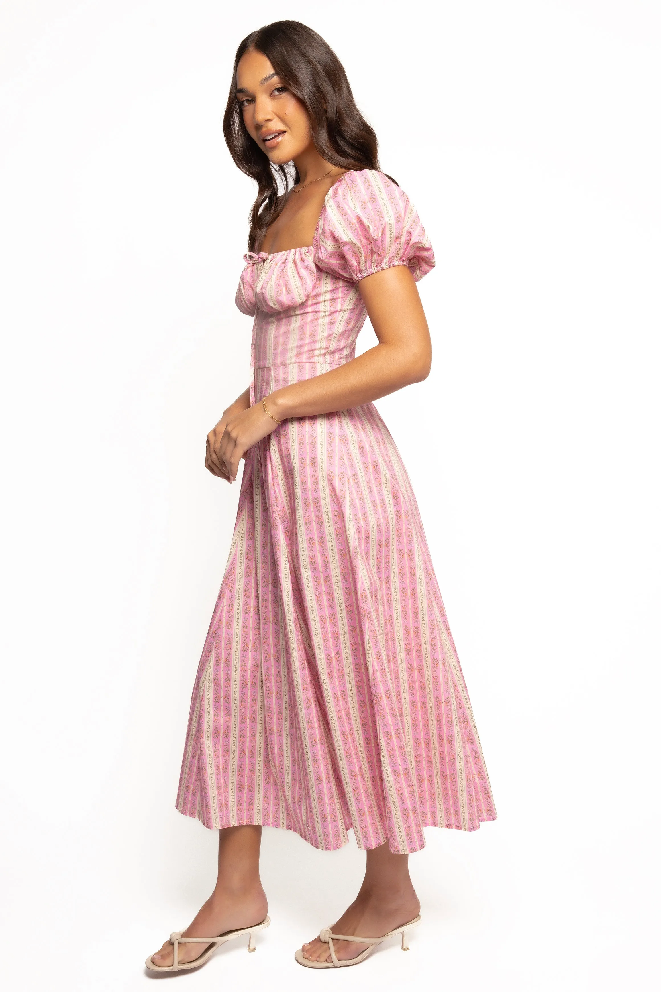 Amethyst Midi Dress - Pink sold by Petal & Pup product image thumbnail 4