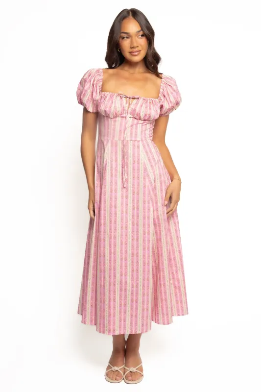 Amethyst Midi Dress - Pink sold by Petal & Pup