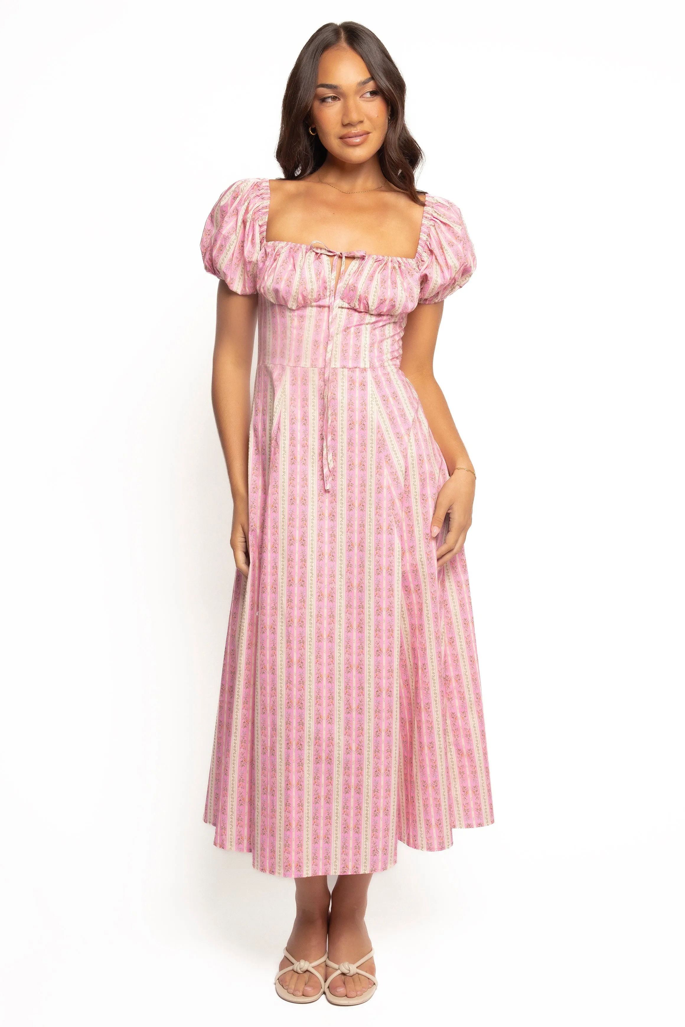 Amethyst Midi Dress - Pink sold by Petal & Pup