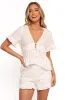 Carlen Shorts - White sold by Petal & Pup
