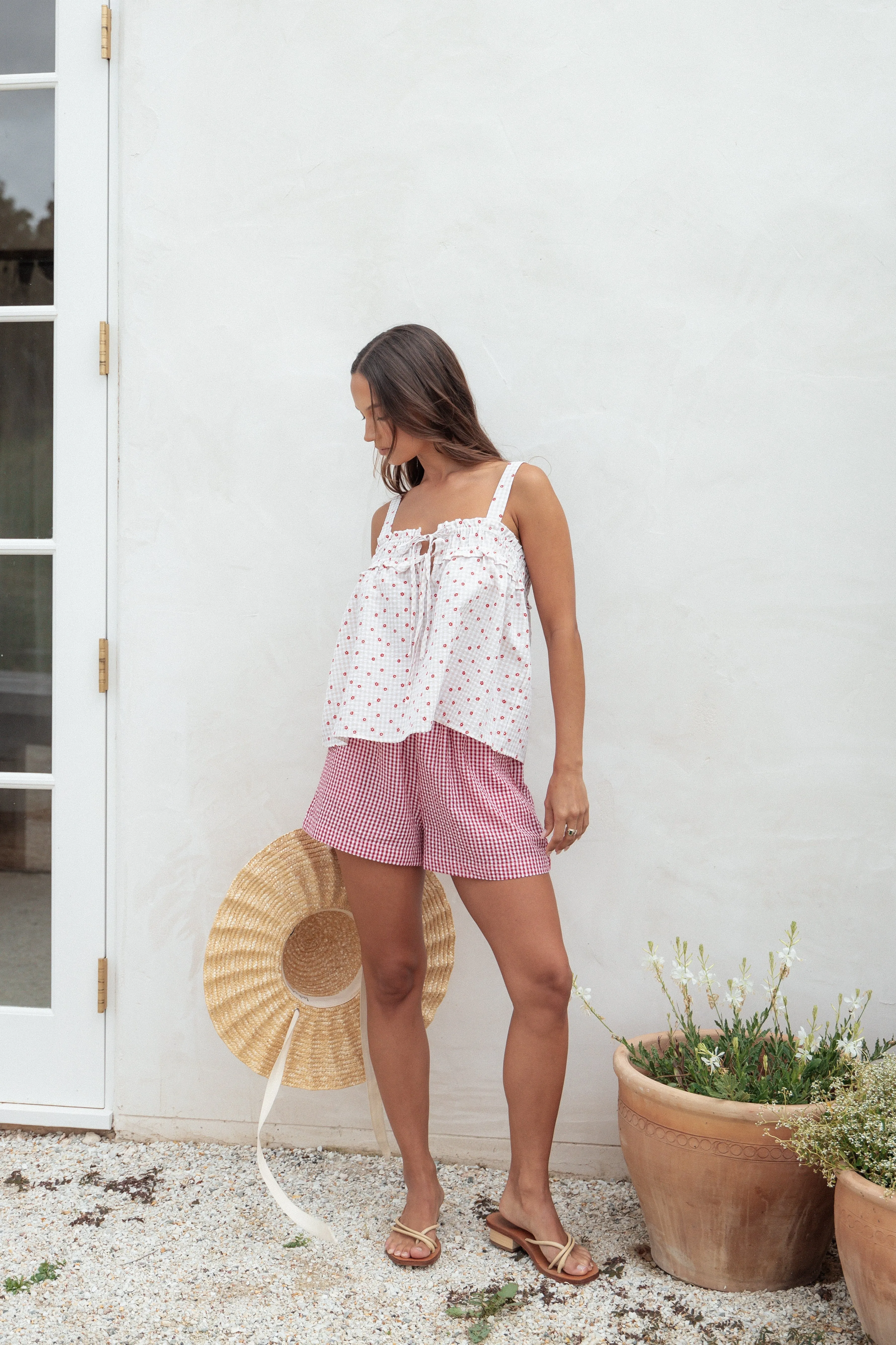 Renata Top - Red Floral sold by Petal & Pup product image thumbnail 2