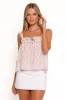 Renata Top - Red Floral sold by Petal & Pup