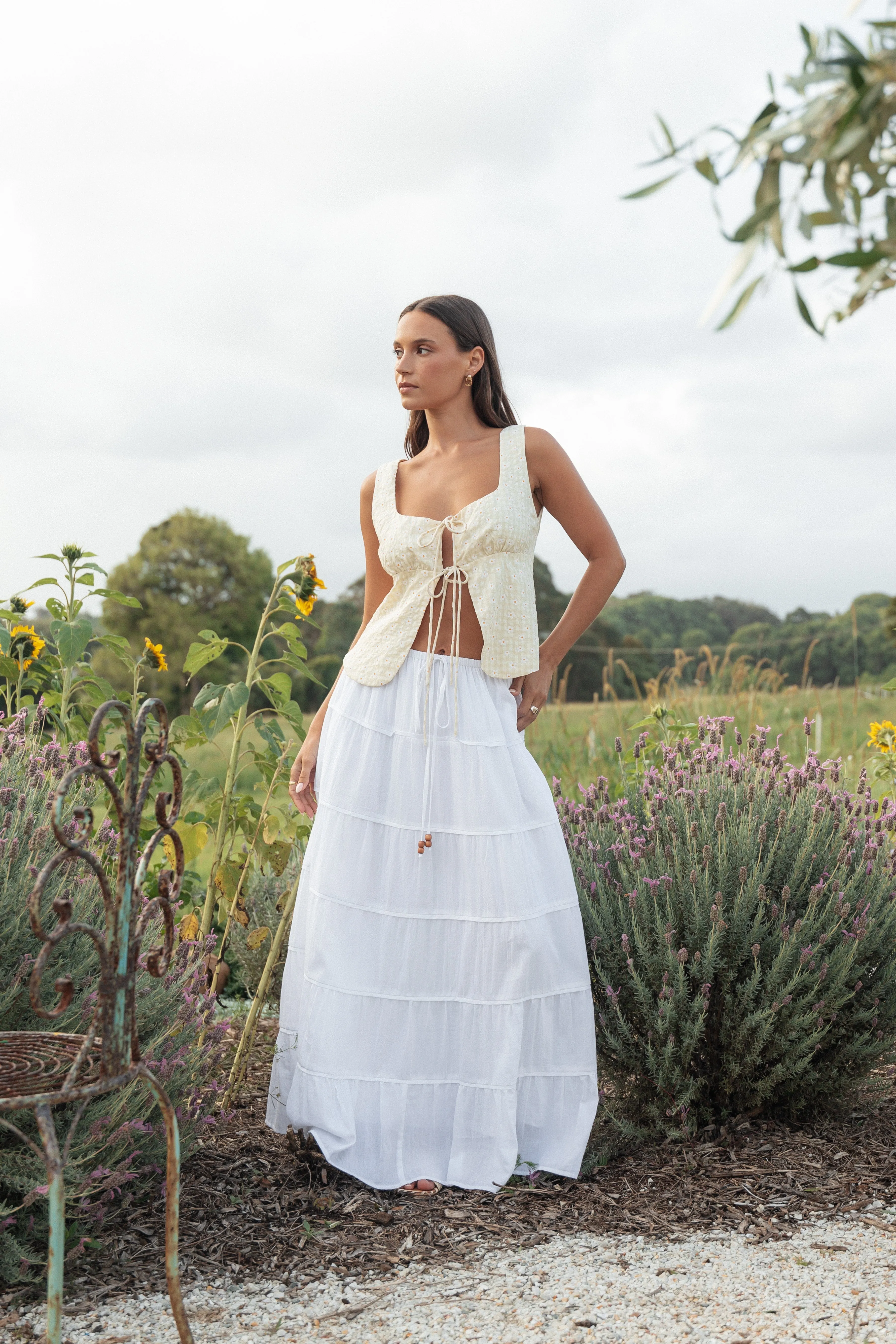 Capra Top - Yellow Gingham sold by Petal & Pup product image thumbnail 2