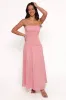 Bea Maxi Dress - Soft Pink sold by Petal & Pup