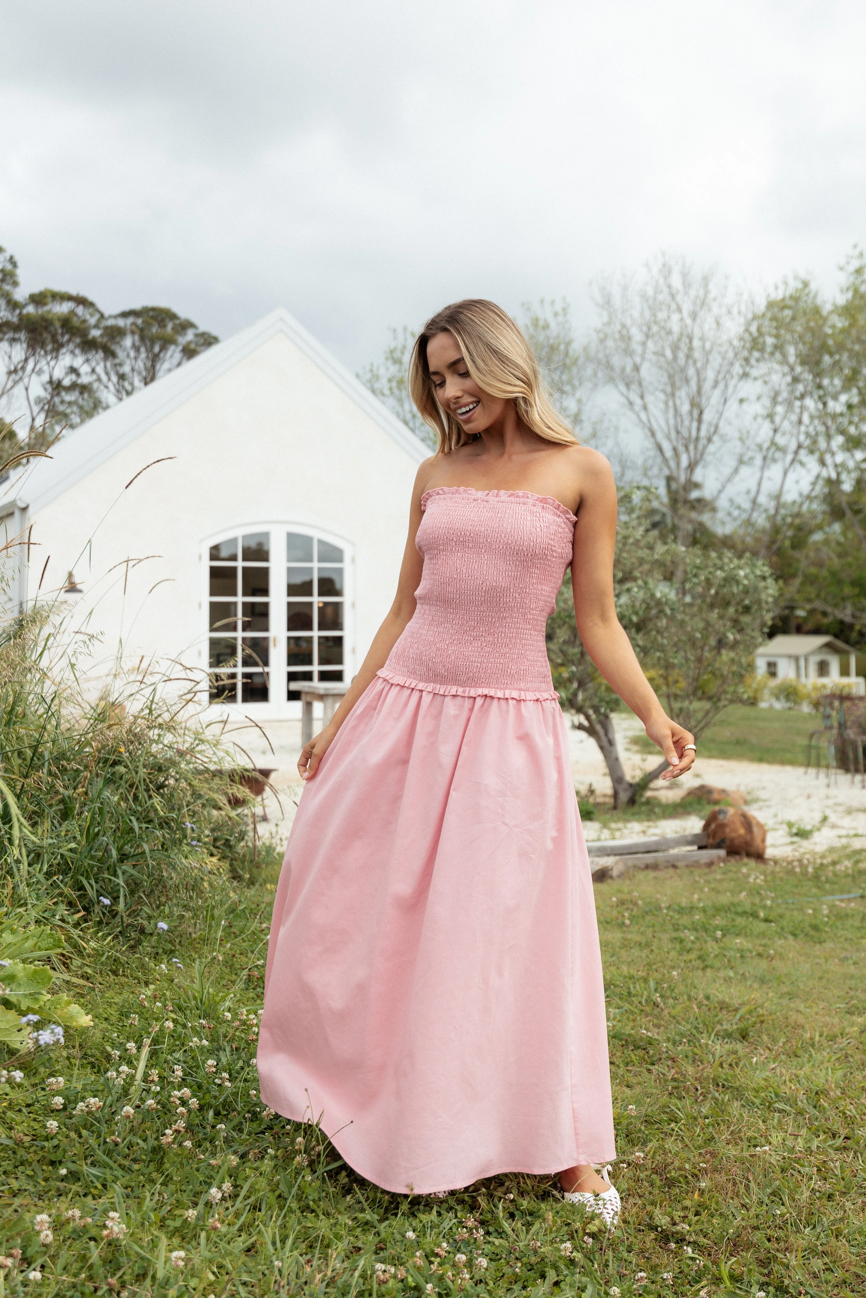 Bea Maxi Dress - Soft Pink sold by Petal & Pup product image thumbnail 2