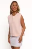 Weston Knit Vest - Pink sold by Petal & Pup