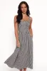 Kinslee Midi Dress - Black Gingham sold by Petal & Pup