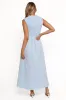 Lanna Maxi Dress - Blue Gingham sold by Petal & Pup
