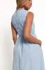 Lanna Maxi Dress - Blue Gingham sold by Petal & Pup