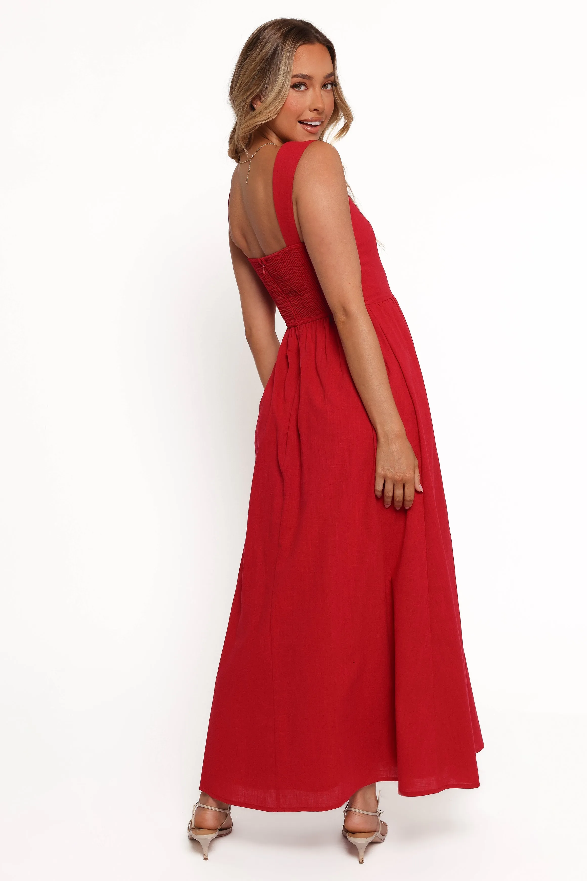 Caty Maxi Dress - Red sold by Petal & Pup product image thumbnail 4