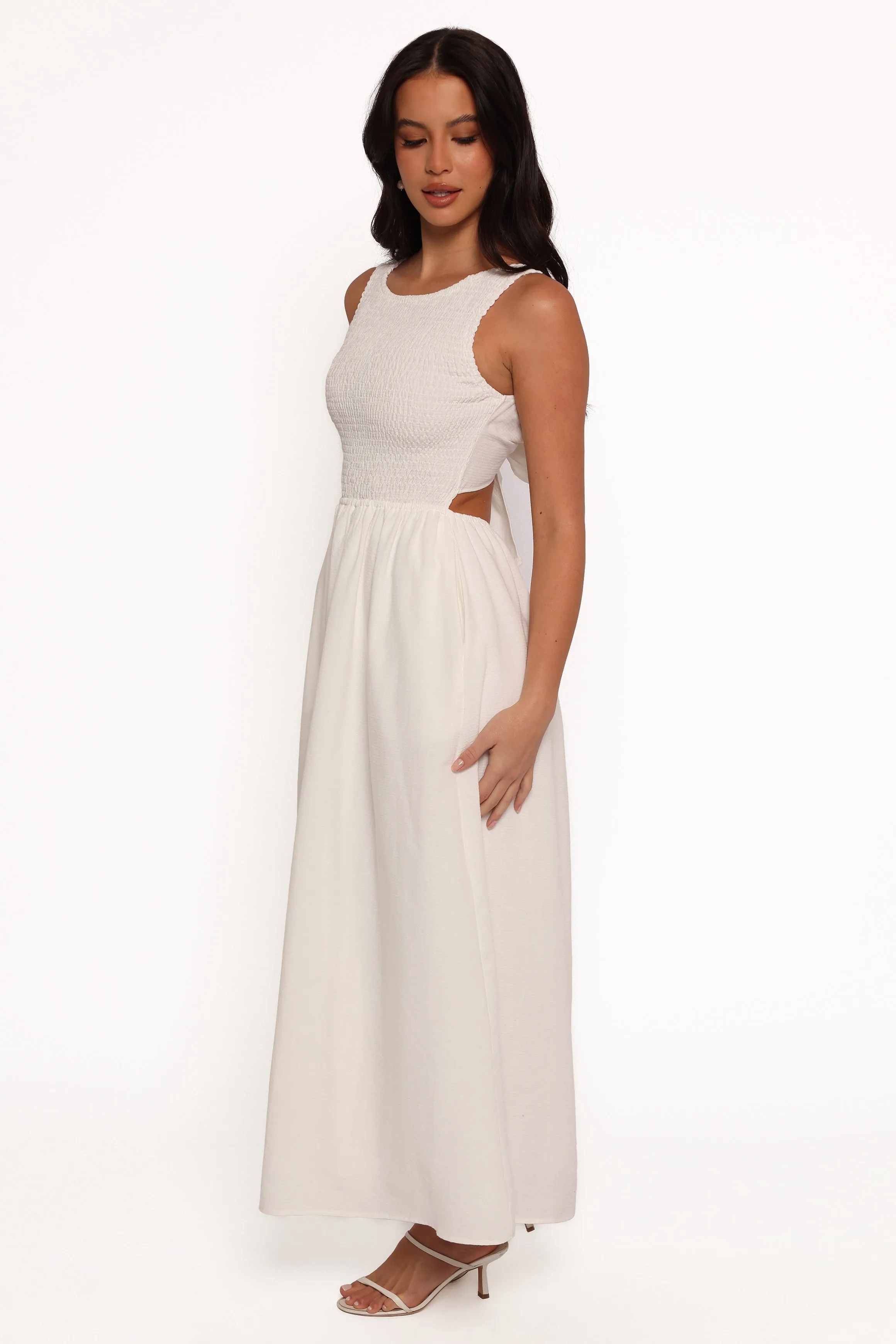 Lillie Maxi Dress - White sold by Petal & Pup product image thumbnail 5