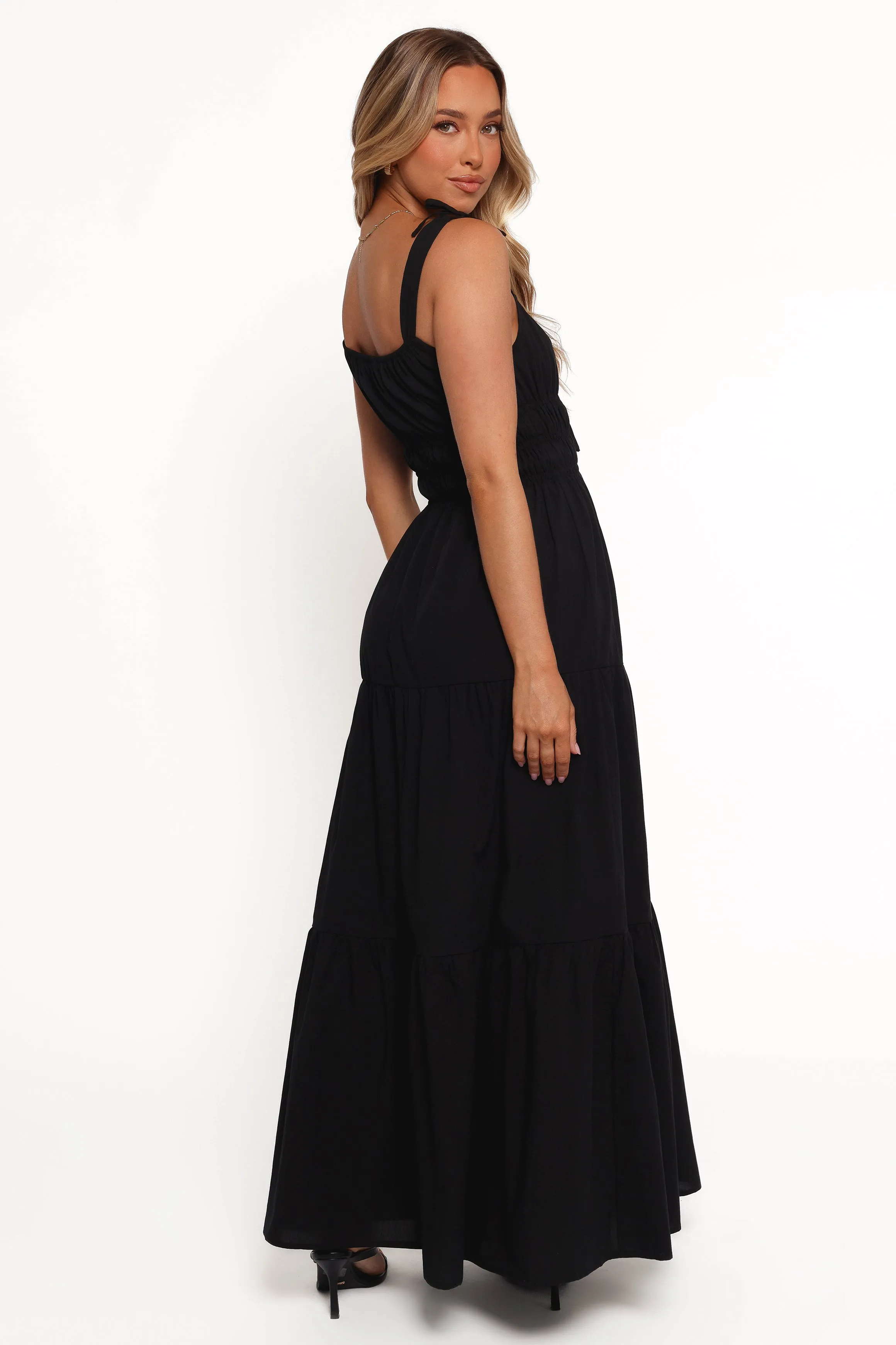 Ione Maxi Dress - Black sold by Petal & Pup product image thumbnail 5