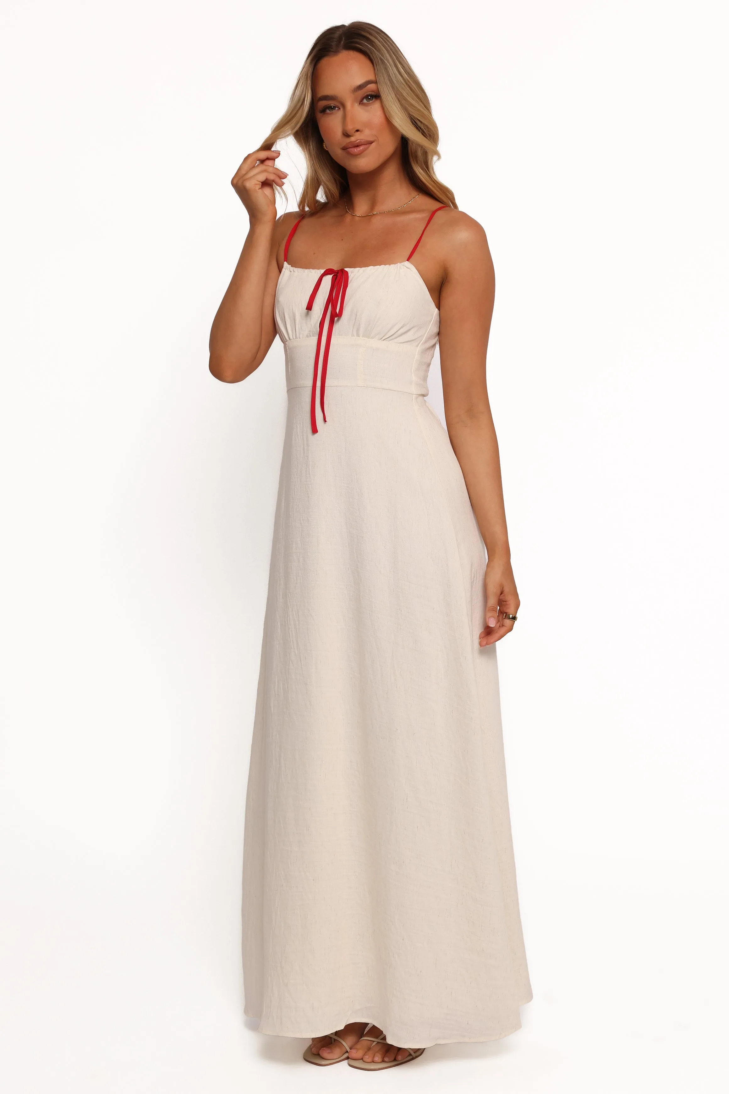 Gracie Midi Dress - Oatmeal sold by Petal & Pup product image thumbnail 5