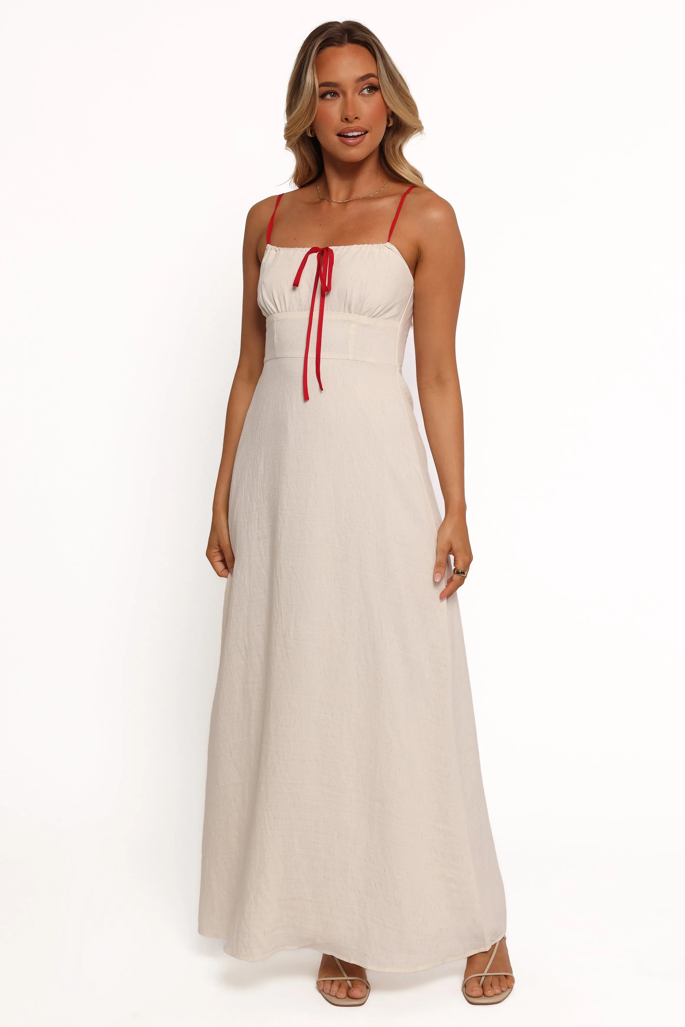 Gracie Midi Dress - Oatmeal sold by Petal & Pup product image thumbnail 3