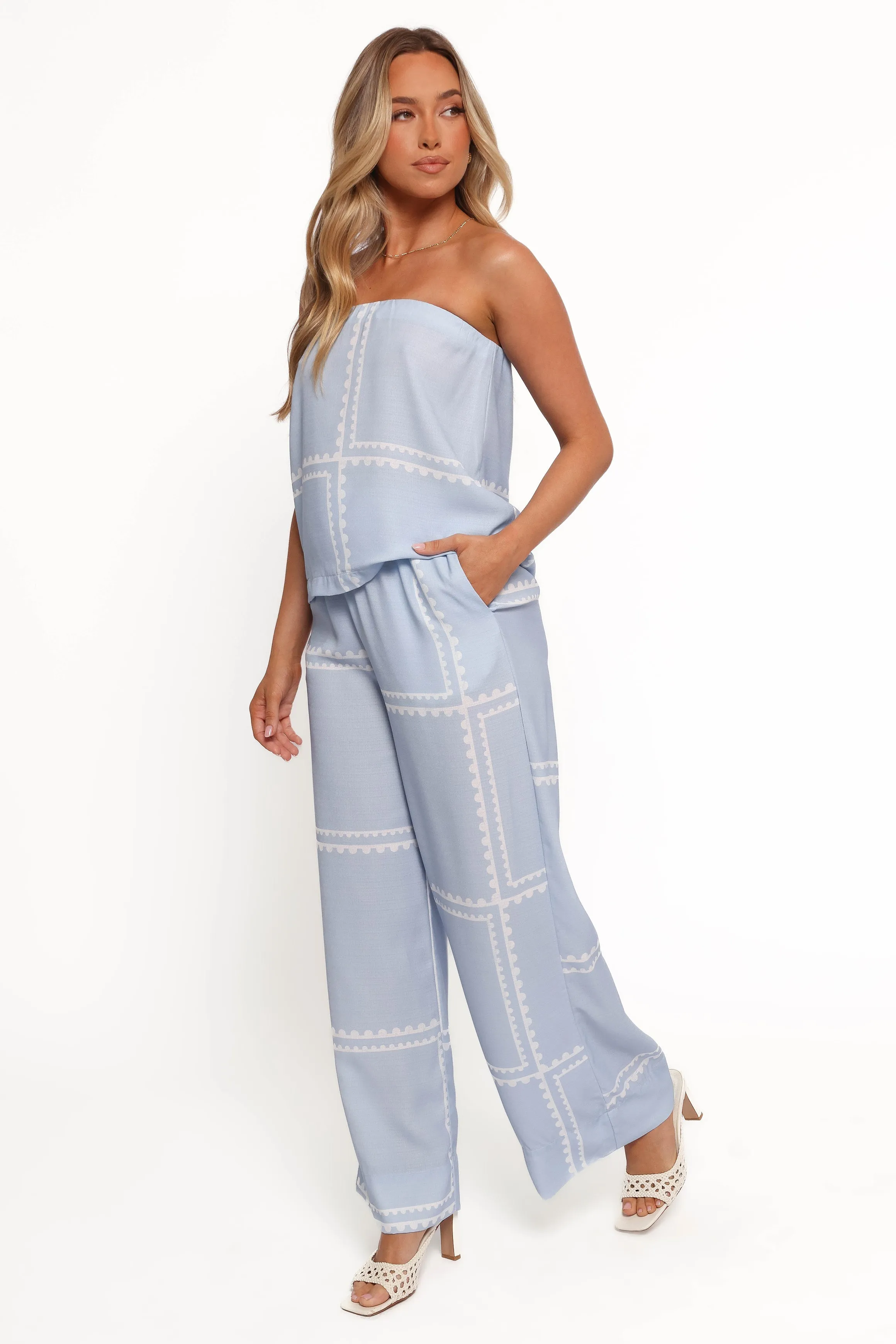 Ezra Pant Set - Light Blue sold by Petal & Pup product image thumbnail 5