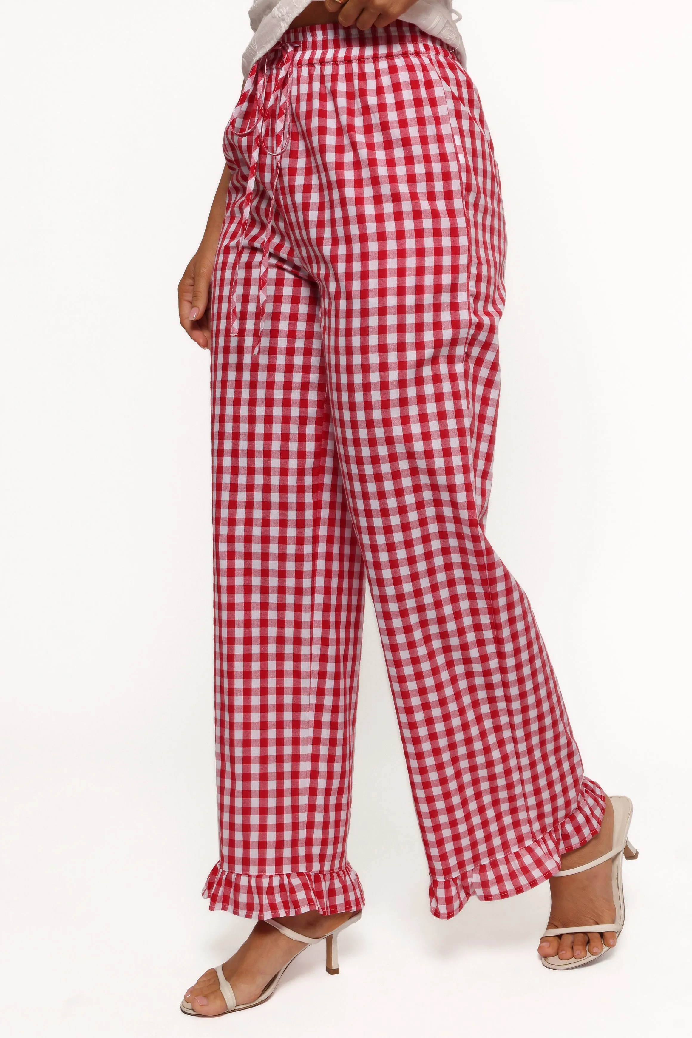 Marina Pant - Red Gingham sold by Petal & Pup product image thumbnail 4