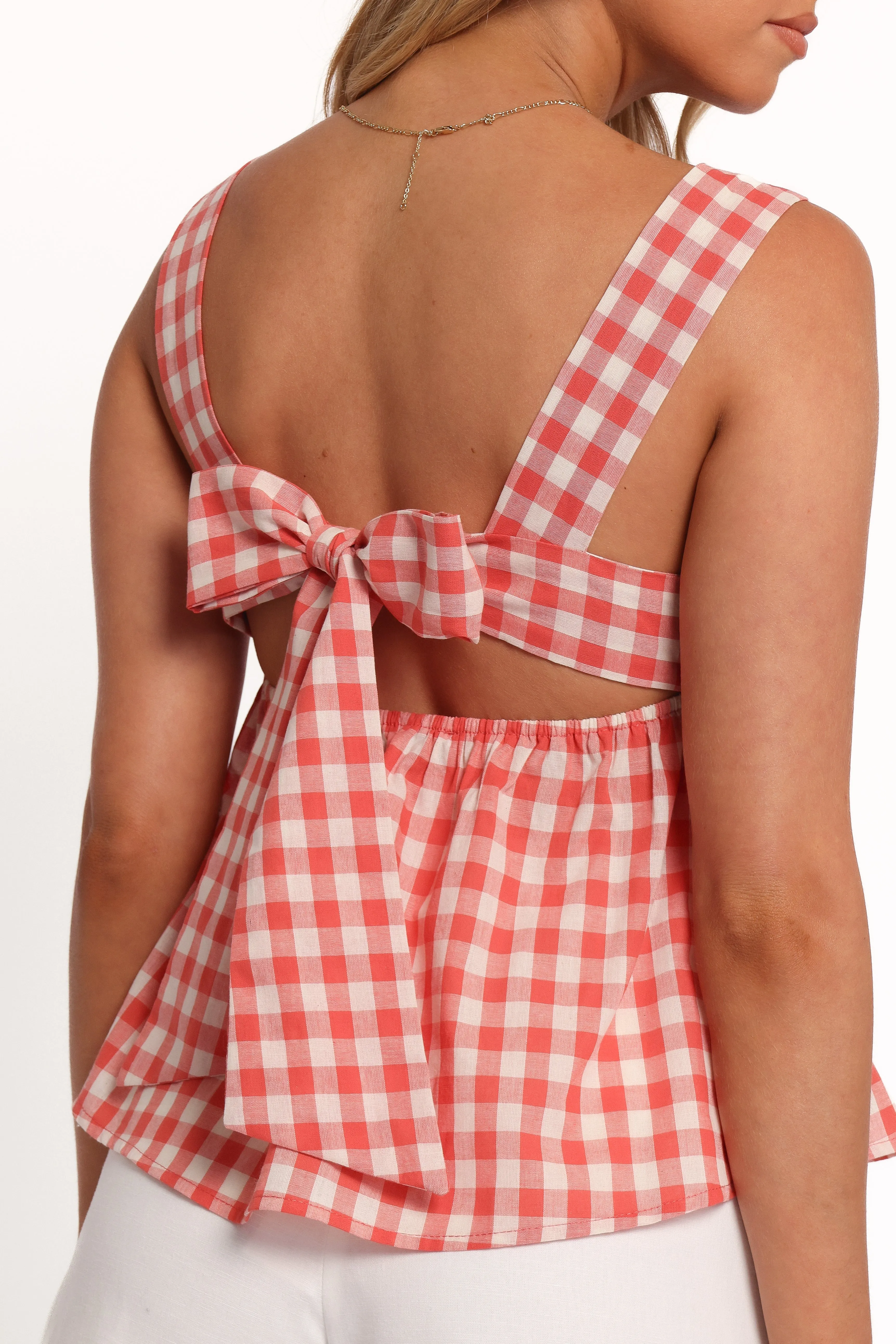 Chatham Top - Red Gingham sold by Petal & Pup product image thumbnail 4