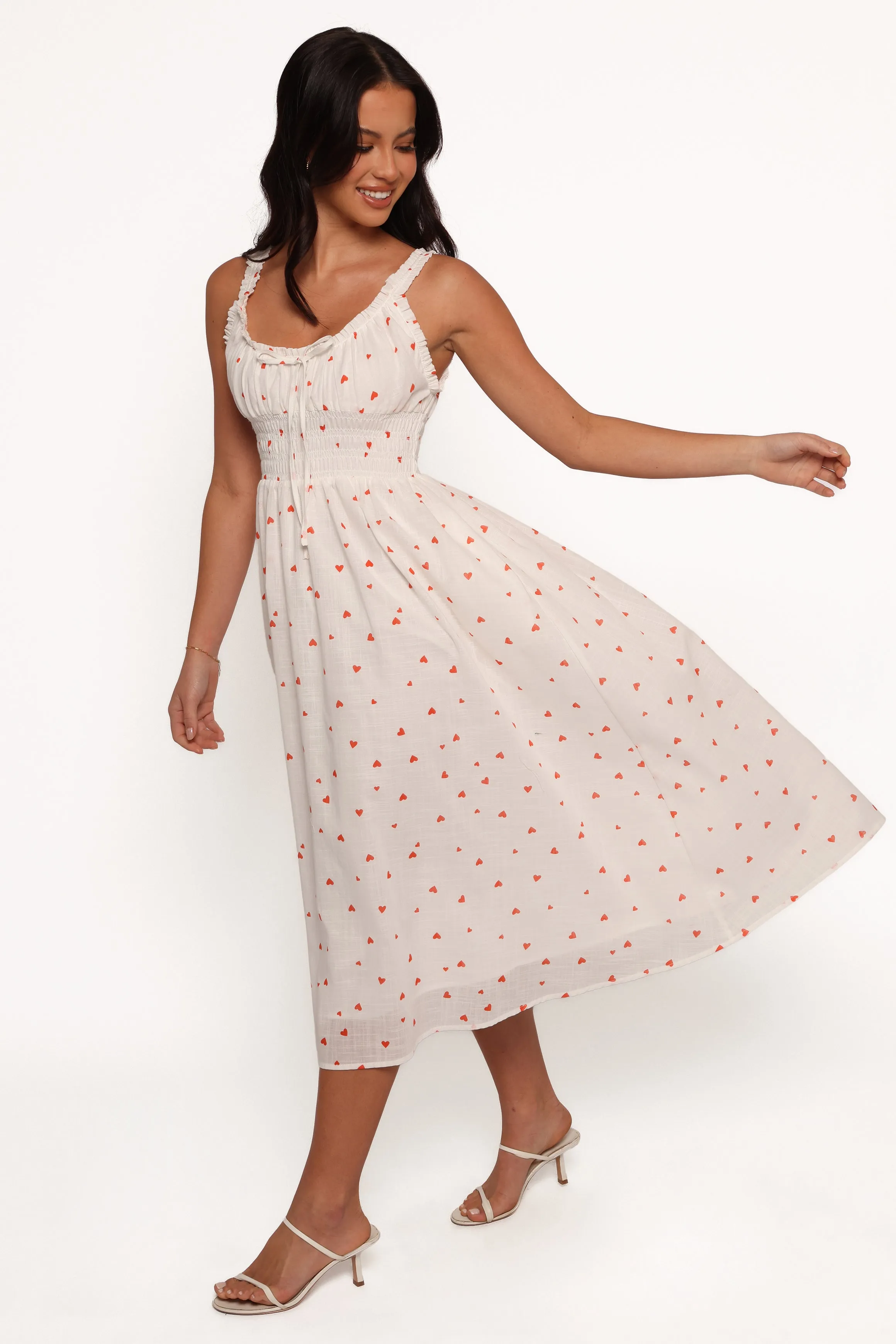 Auguste Midi Dress - Ditsy Heart sold by Petal & Pup product image thumbnail 4