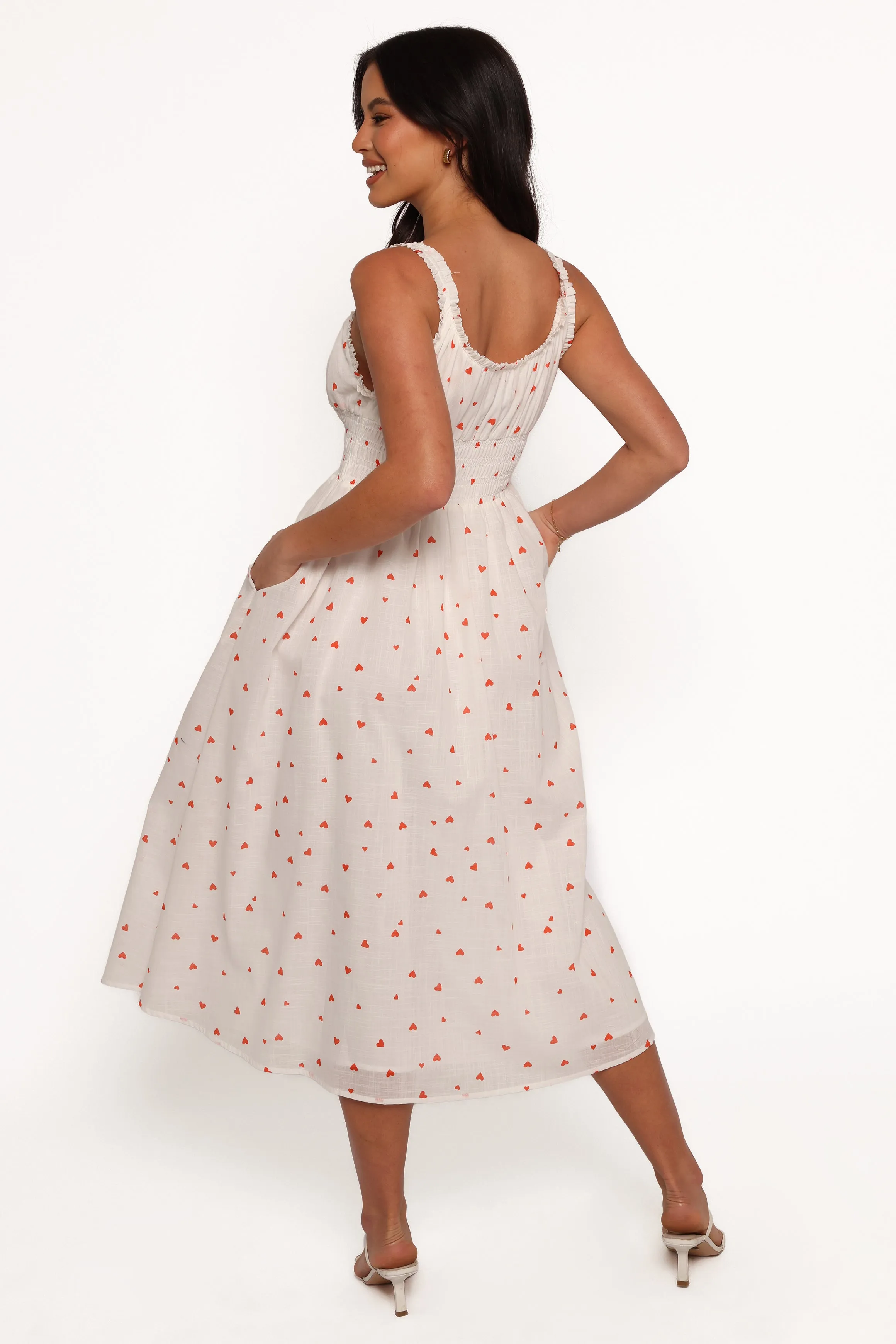 Auguste Midi Dress - Ditsy Heart sold by Petal & Pup product image thumbnail 5