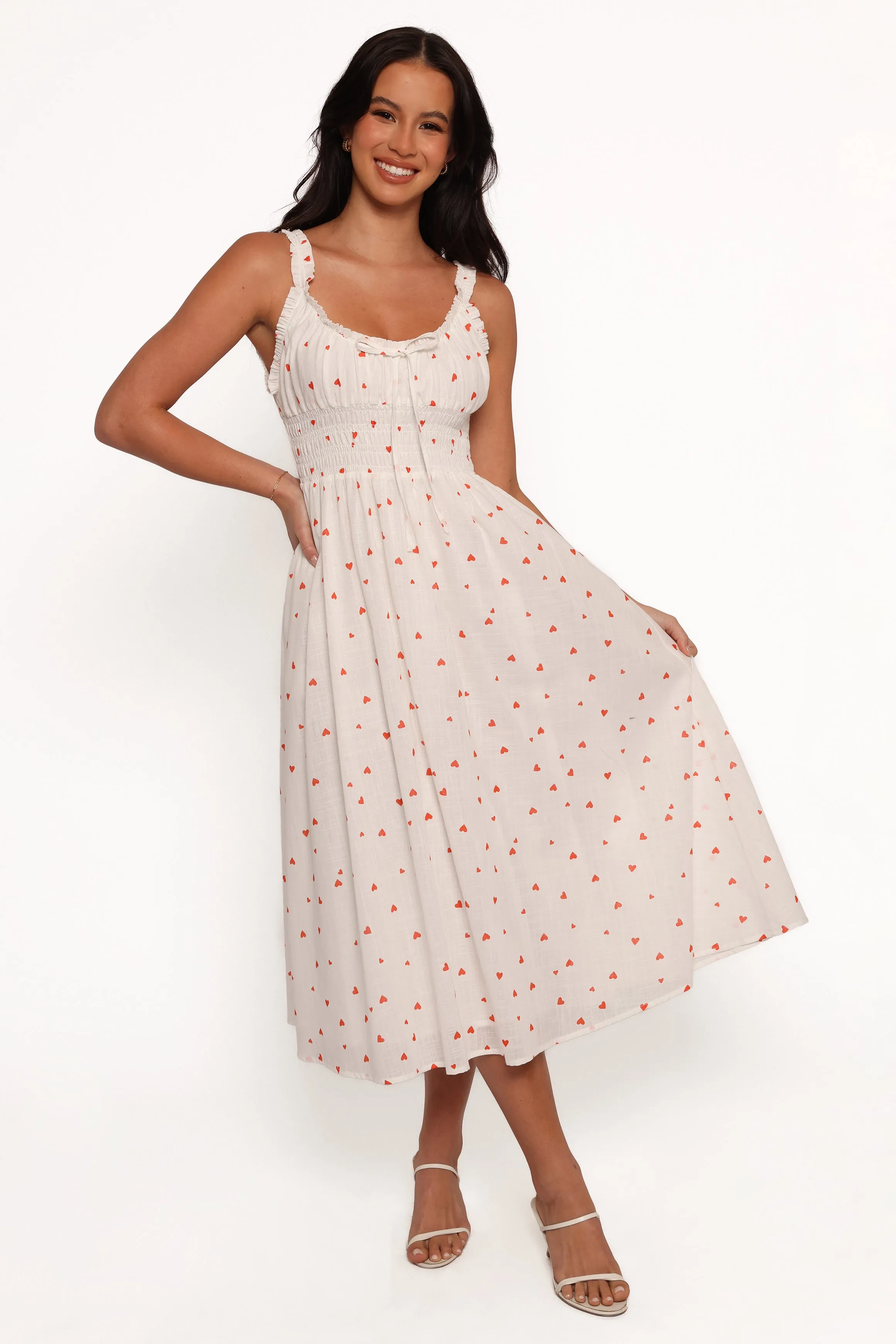 Auguste Midi Dress - Ditsy Heart sold by Petal & Pup product image thumbnail 3