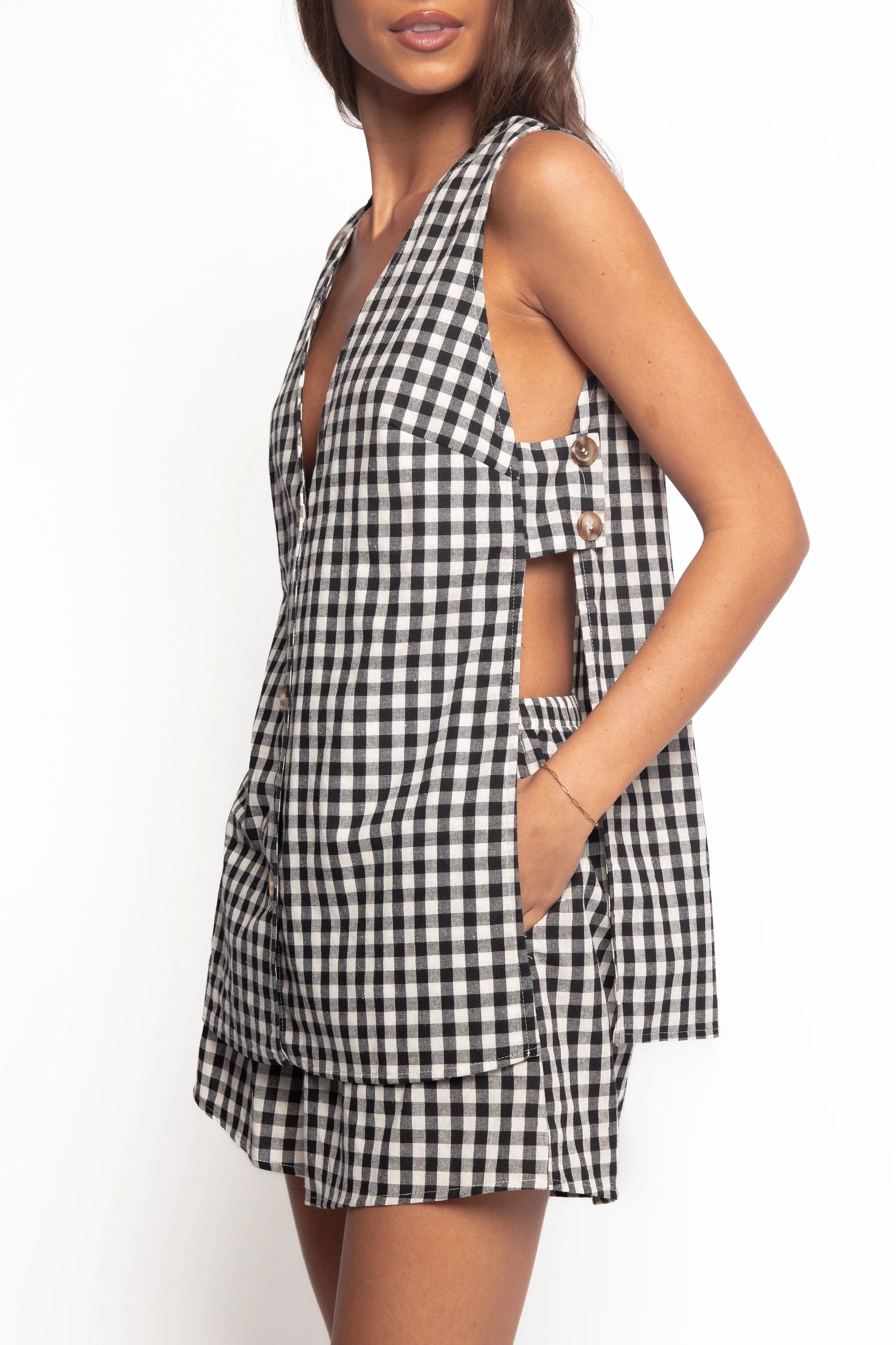 Miller Short Set - Black Gingham sold by Petal & Pup product image thumbnail 3