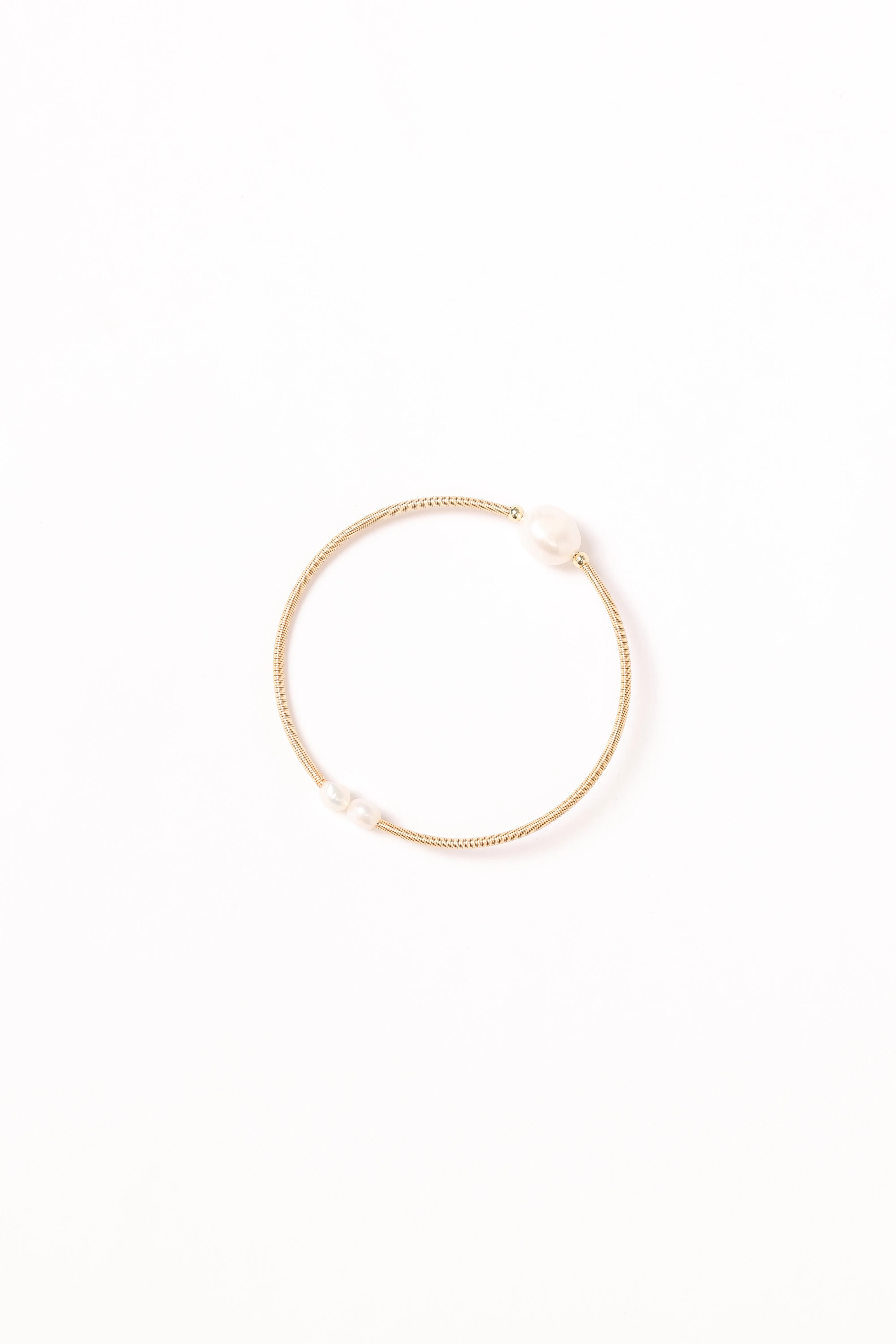 Tilda Bracelet - Gold/Pearl sold by Petal & Pup product image thumbnail 2