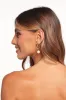 Kieran Earrings - Gold/Pearl sold by Petal & Pup