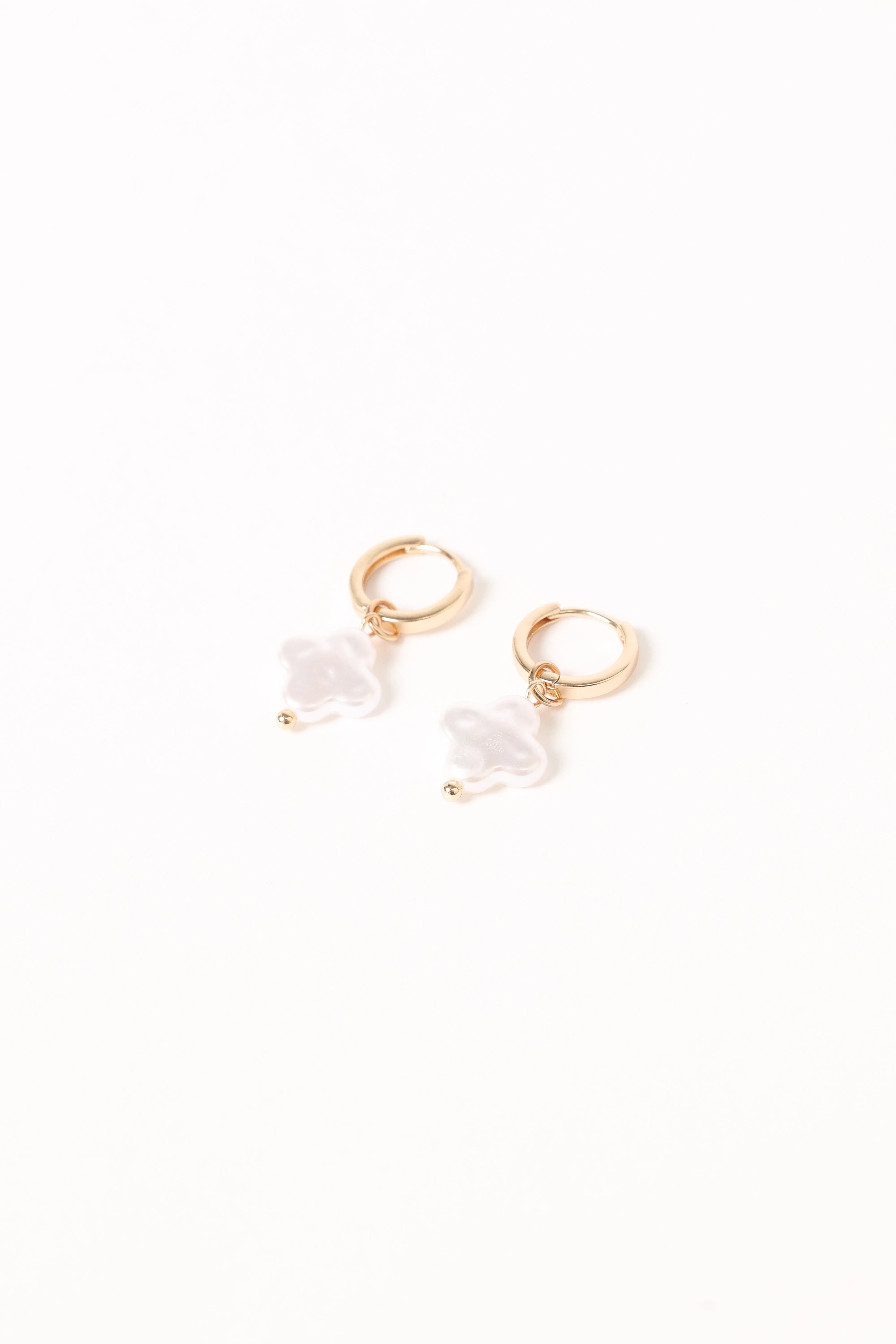 Kieran Earrings - Gold/Pearl sold by Petal & Pup product image thumbnail 4