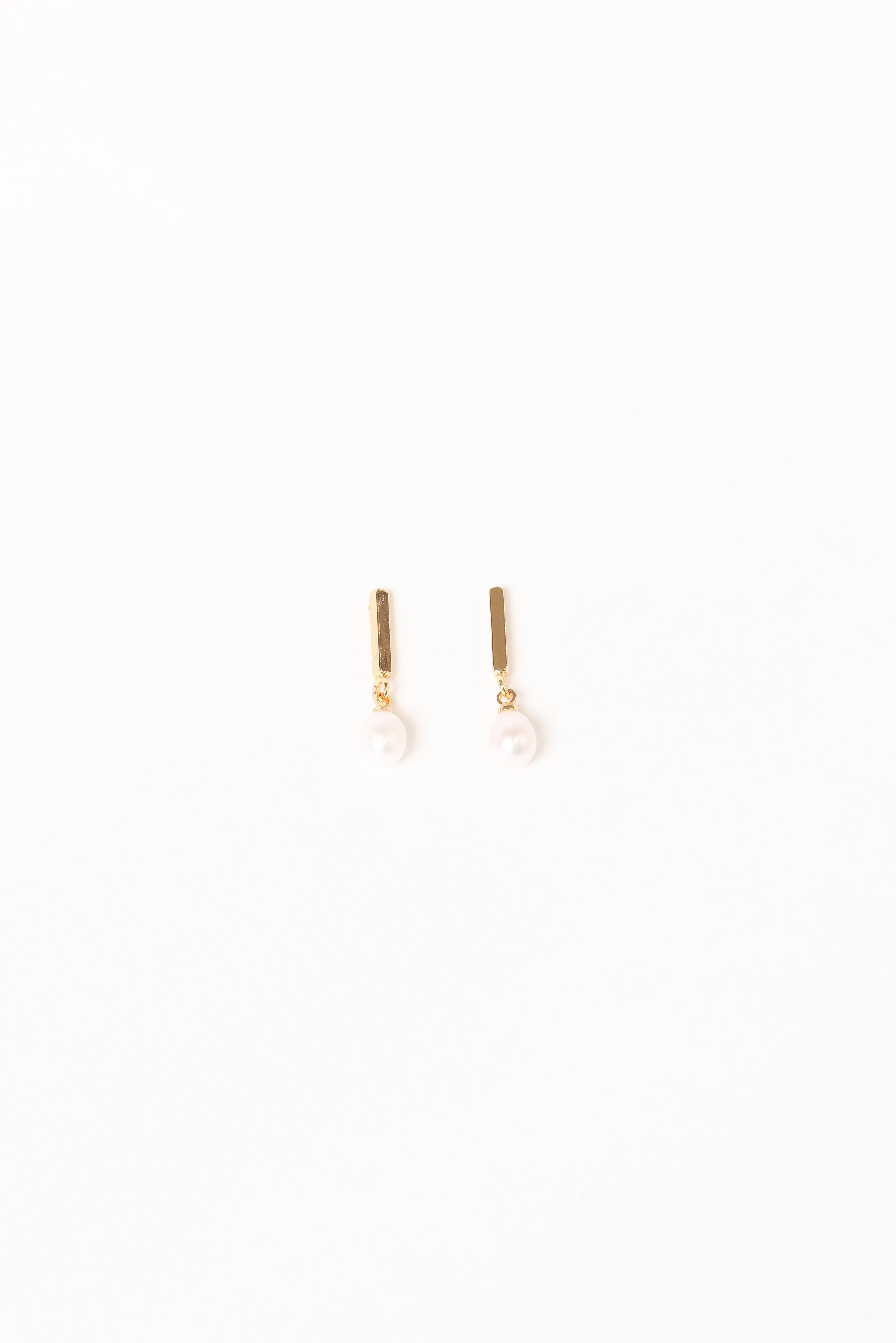 Calista Earrings - Gold/Pearl sold by Petal & Pup product image thumbnail 2