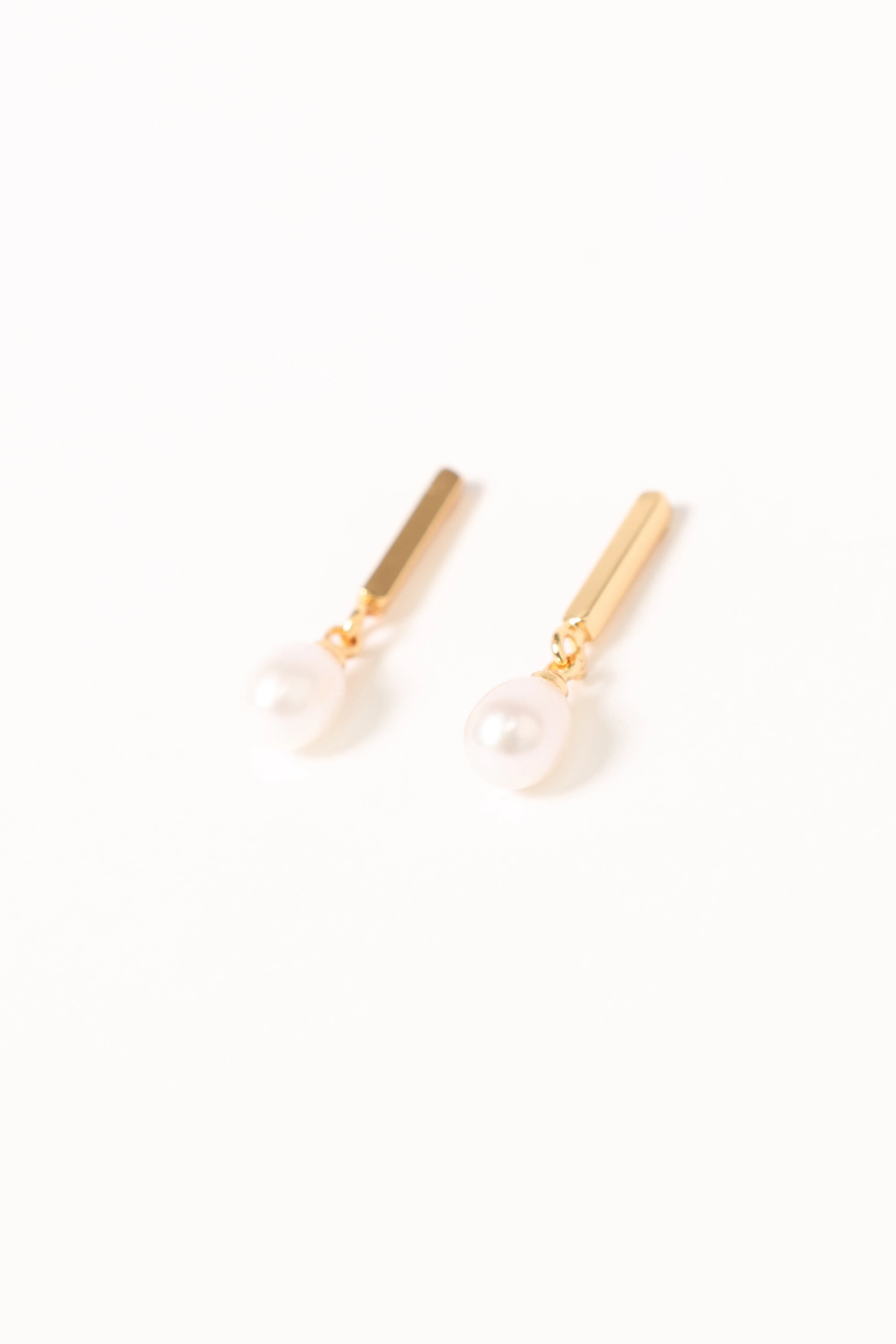 Calista Earrings - Gold/Pearl sold by Petal & Pup product image thumbnail 3